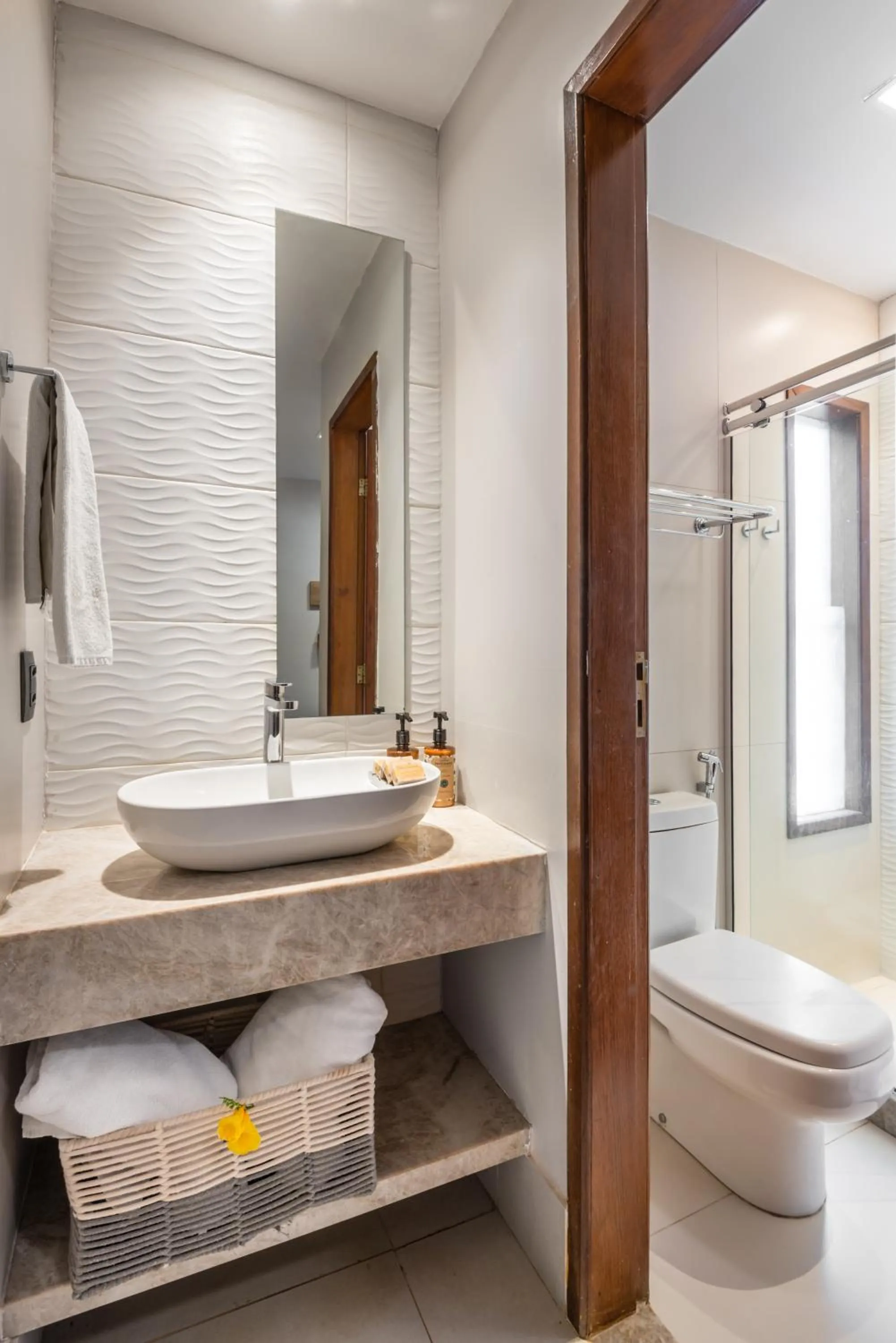 Bathroom in Pousada Corveta