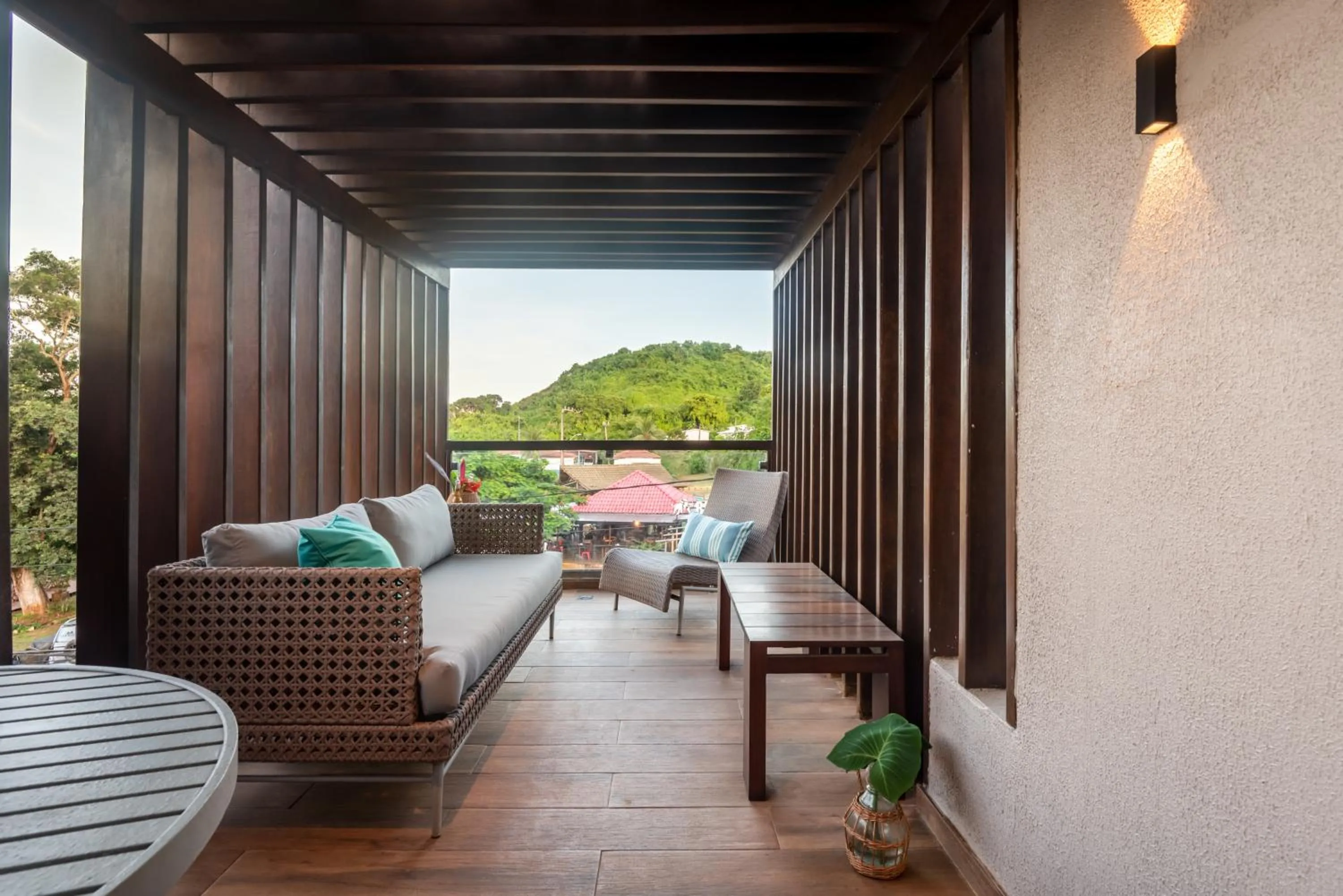 Balcony/Terrace in Pousada Corveta