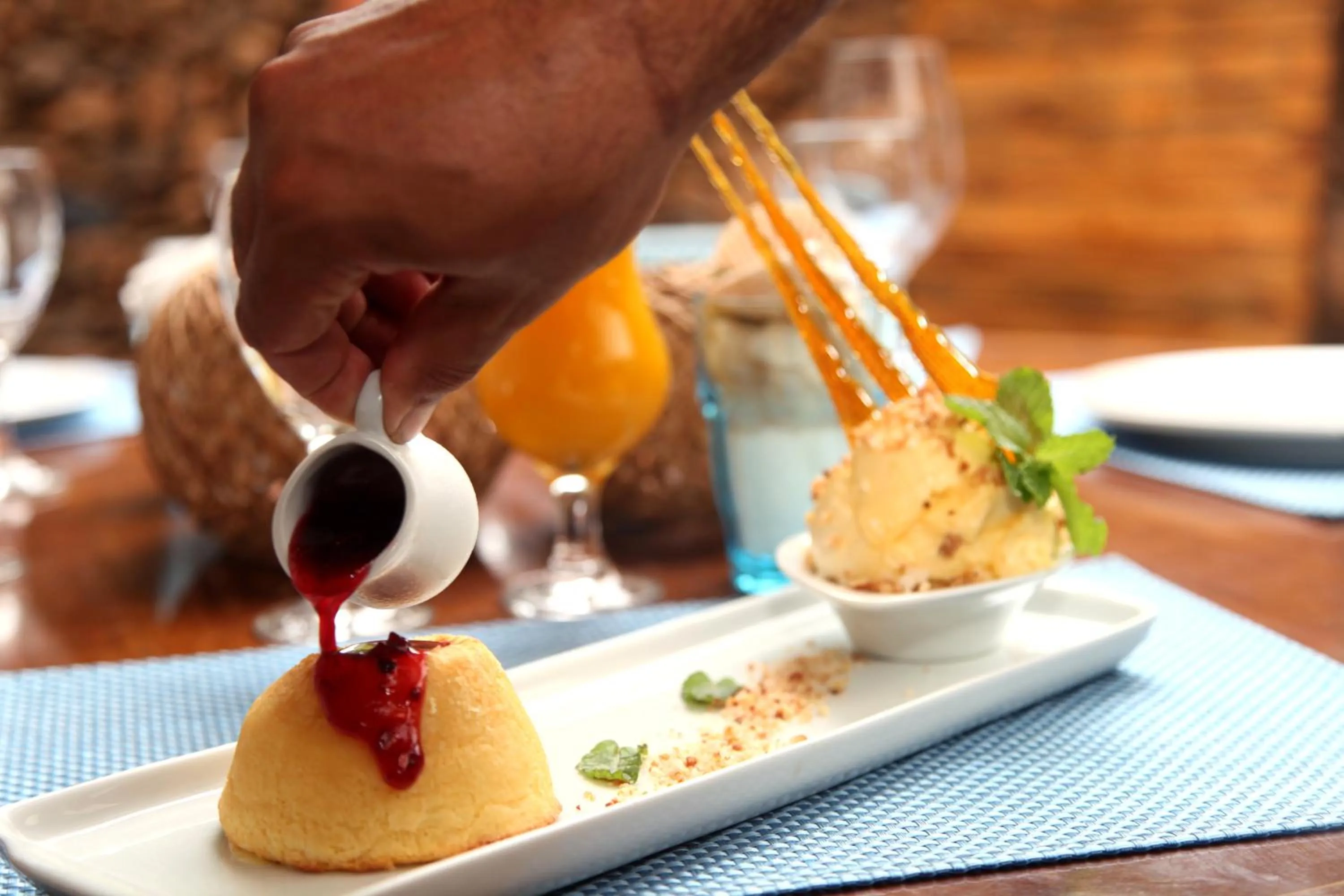 Restaurant/places to eat in Pousada Corveta