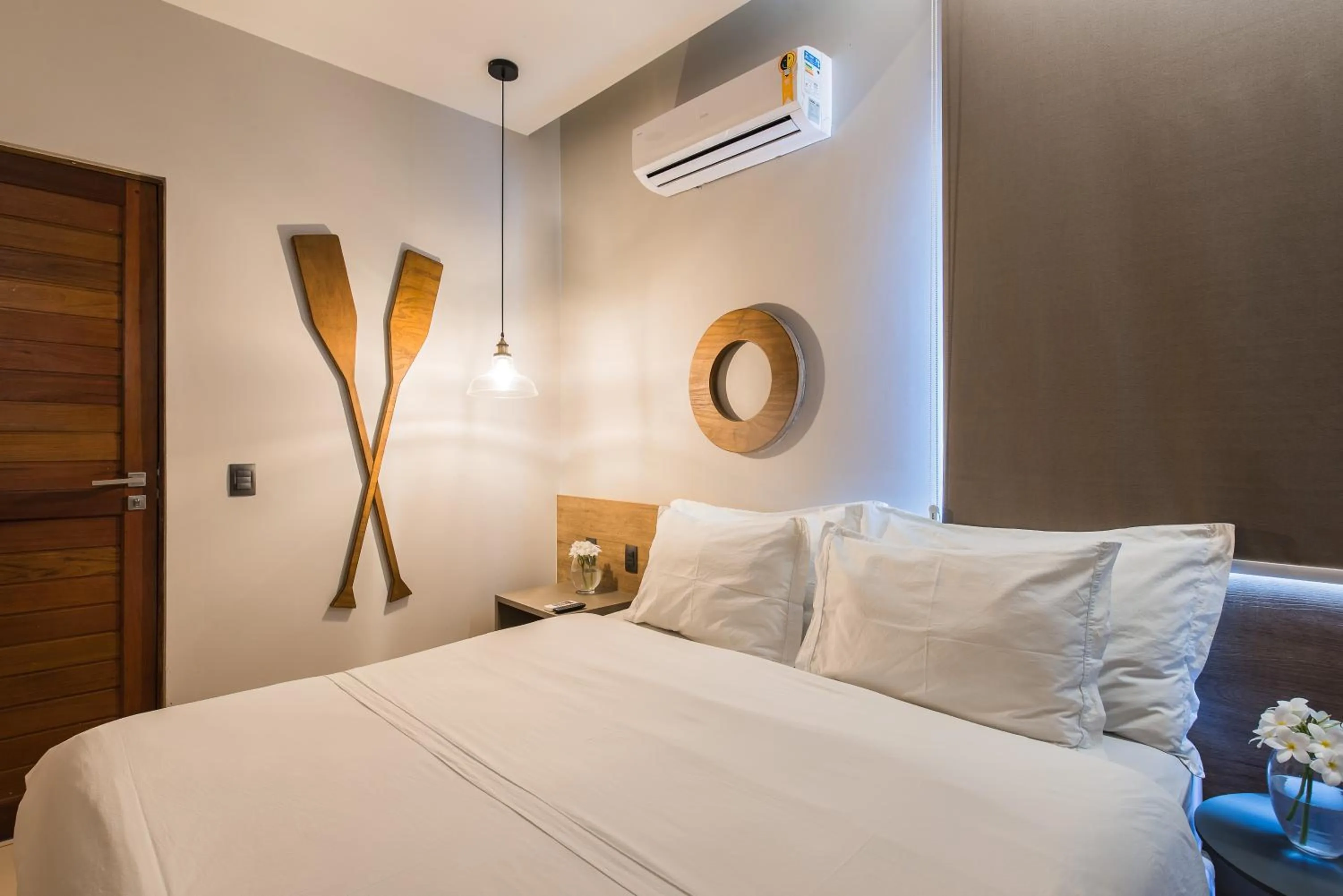 Bed in Pousada Corveta