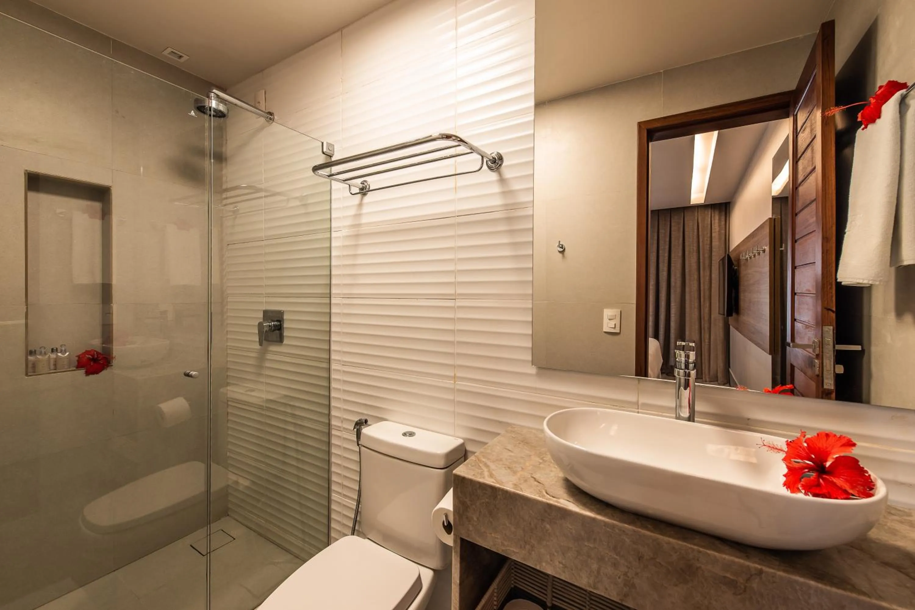 Bathroom in Pousada Corveta