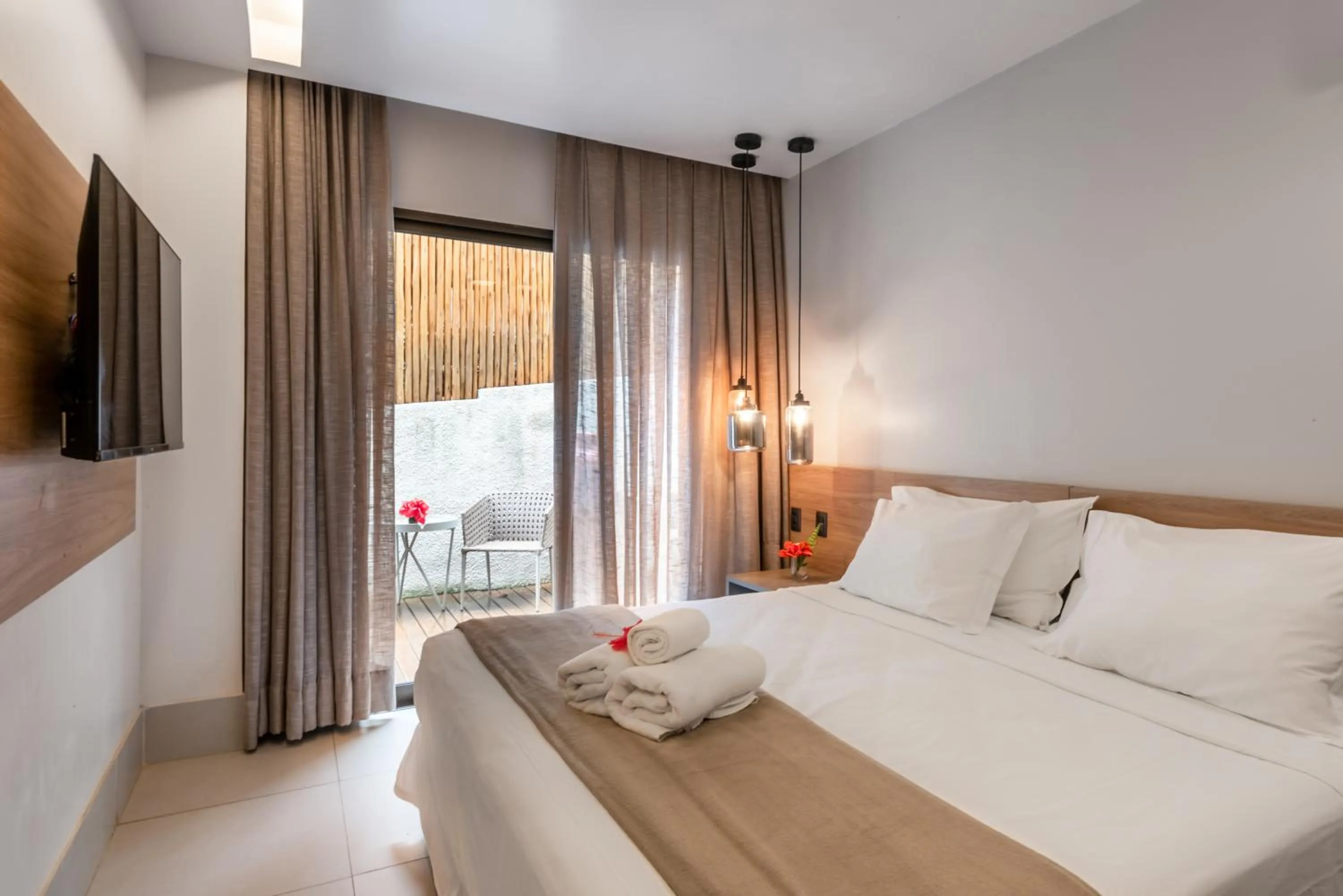 Bedroom, Bed in Pousada Corveta