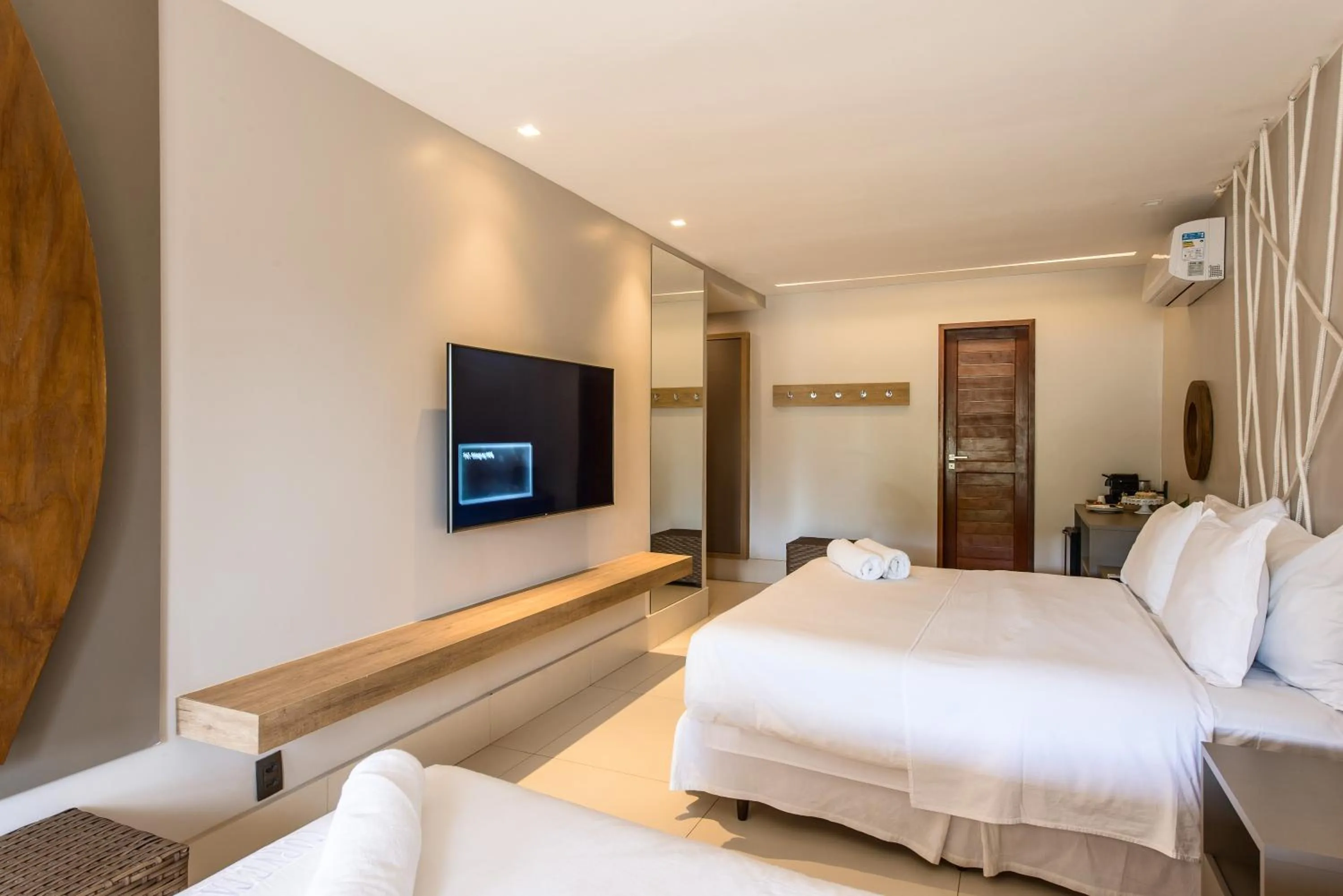 Bed in Pousada Corveta