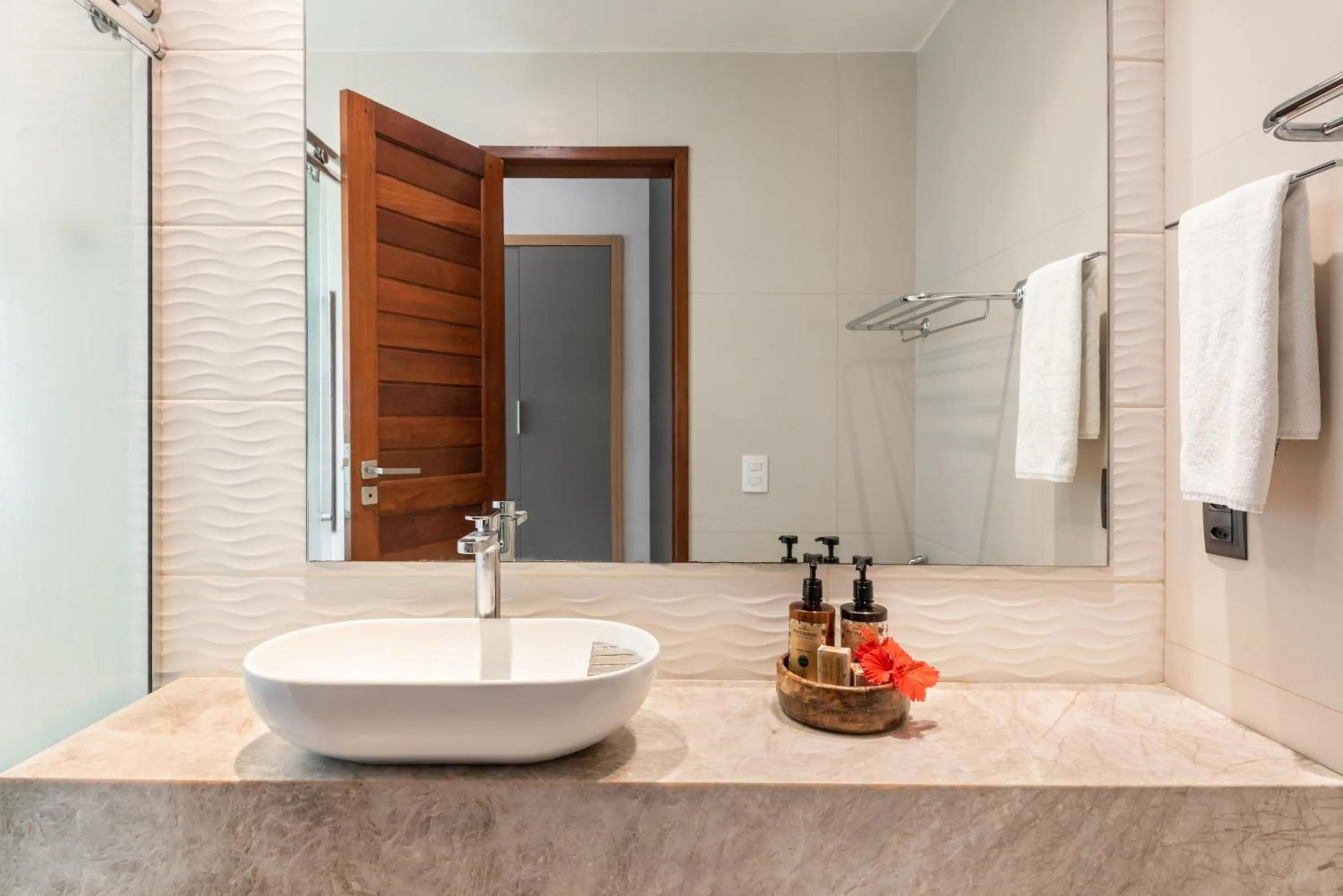 Bathroom in Pousada Corveta