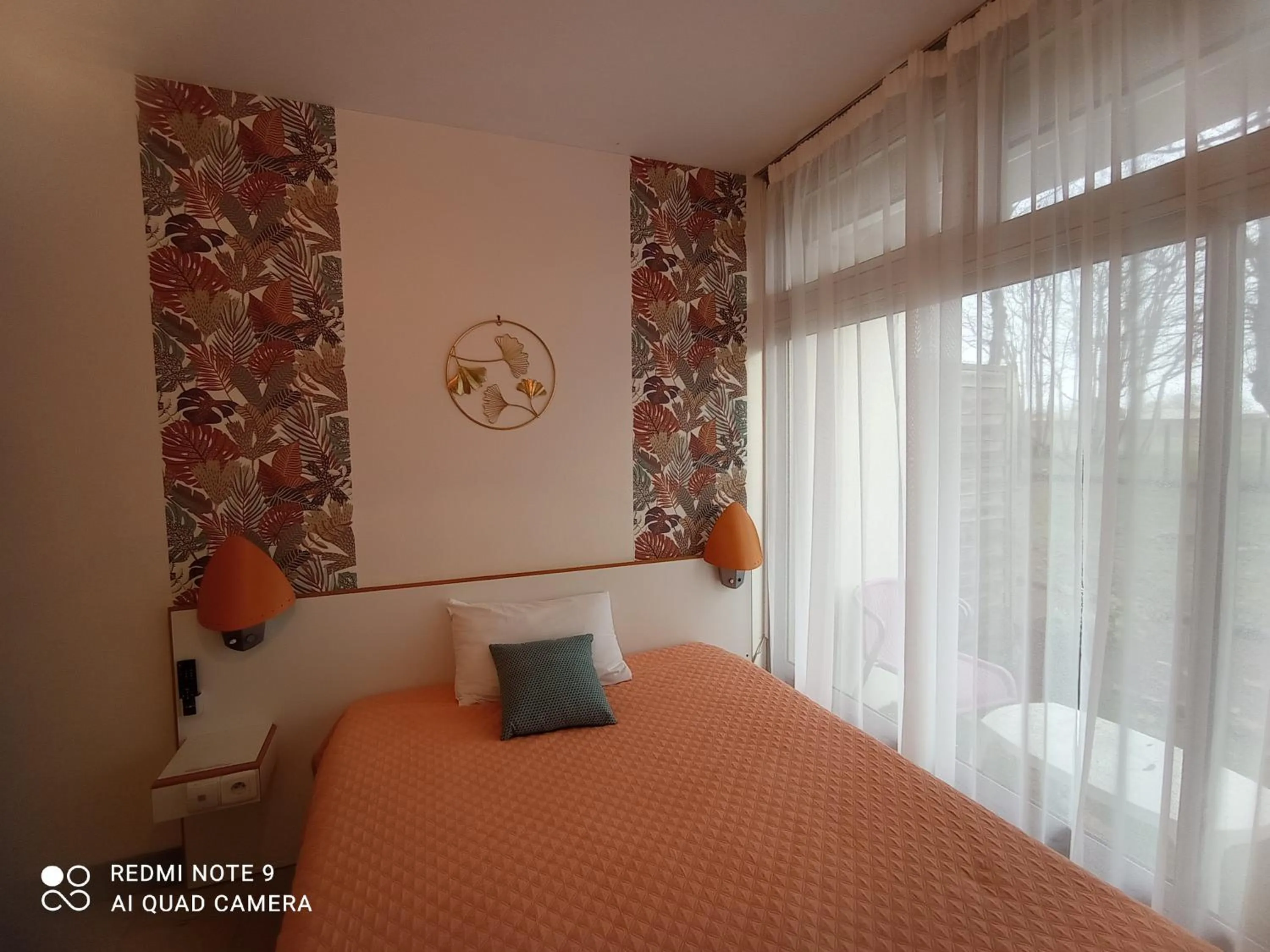 Bed in hotel l'échappée d'oléron