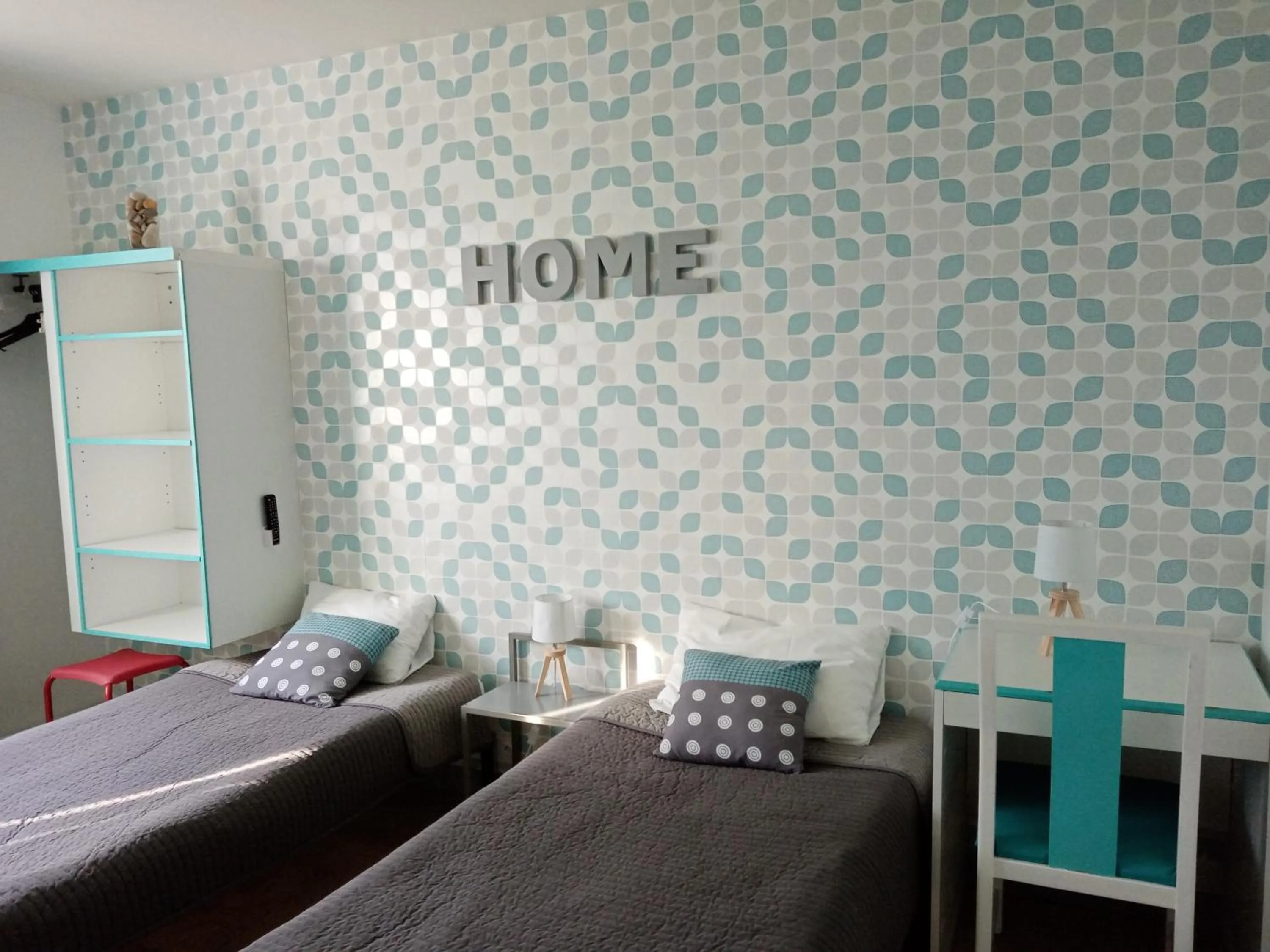 Bed in hotel l'échappée d'oléron