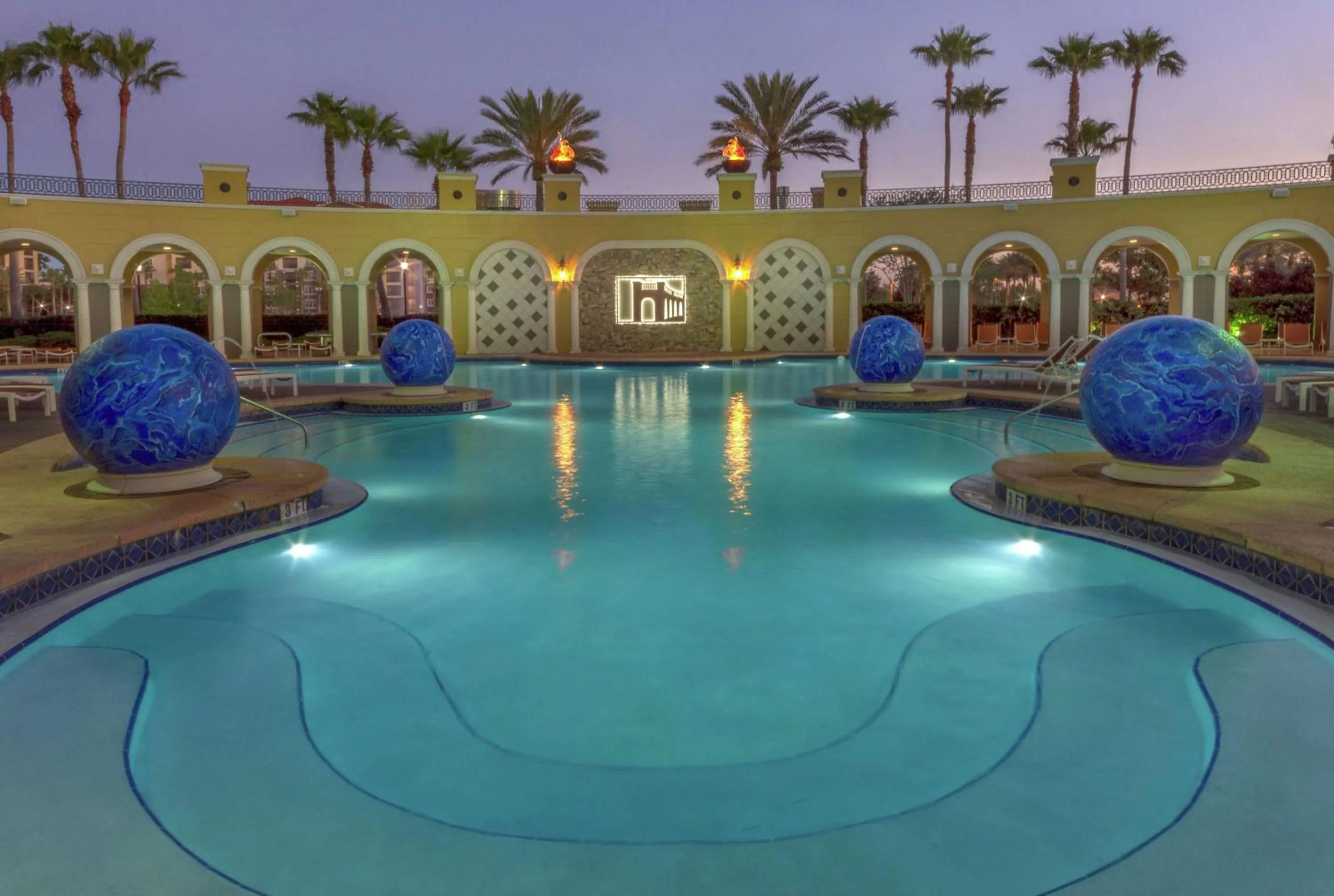 Pool view in Hilton Grand Vacations Club Tuscany Village Orlando