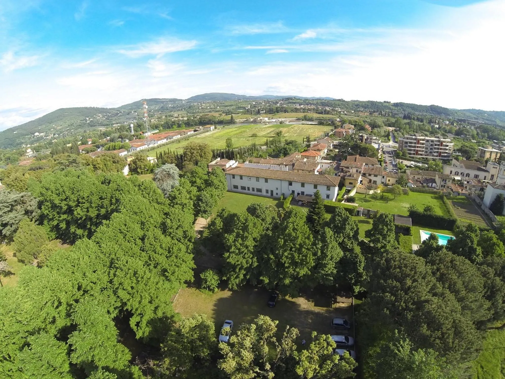 Bird's eye view in Rovezzano B&B