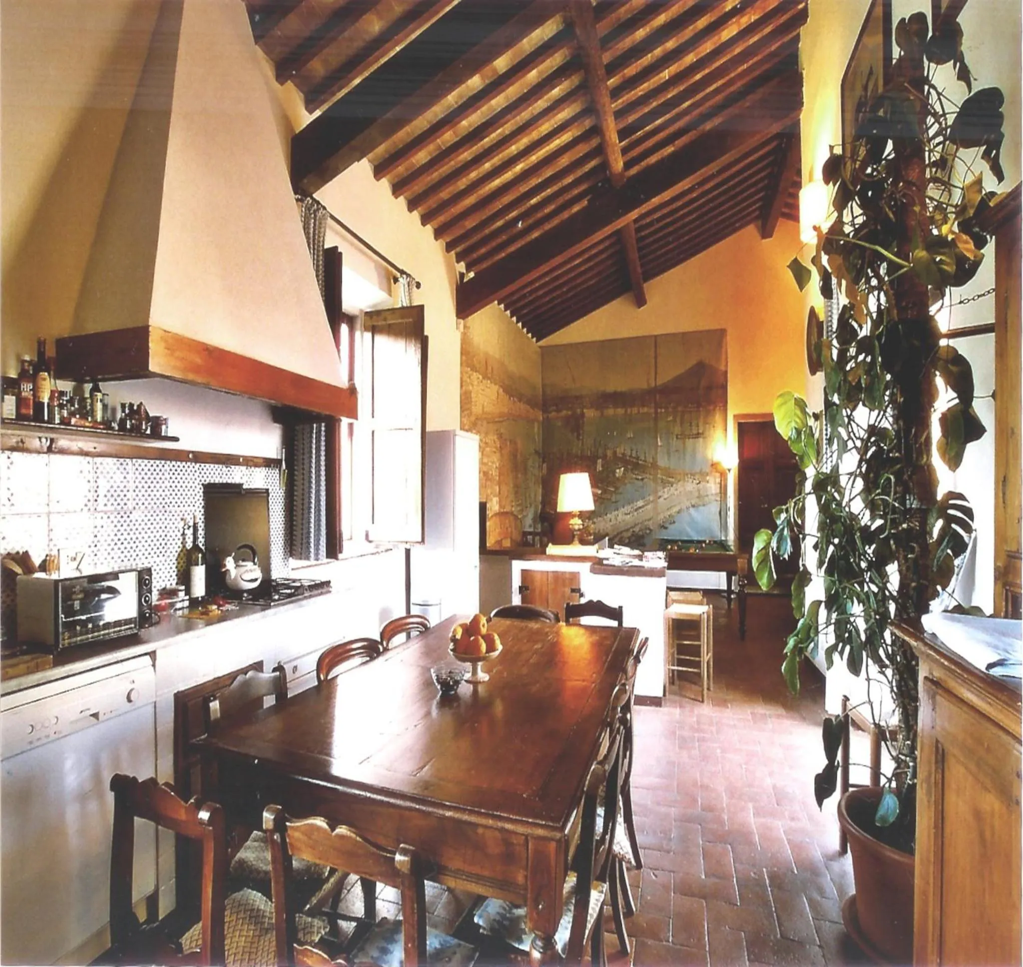 Kitchen or kitchenette in Rovezzano B&B