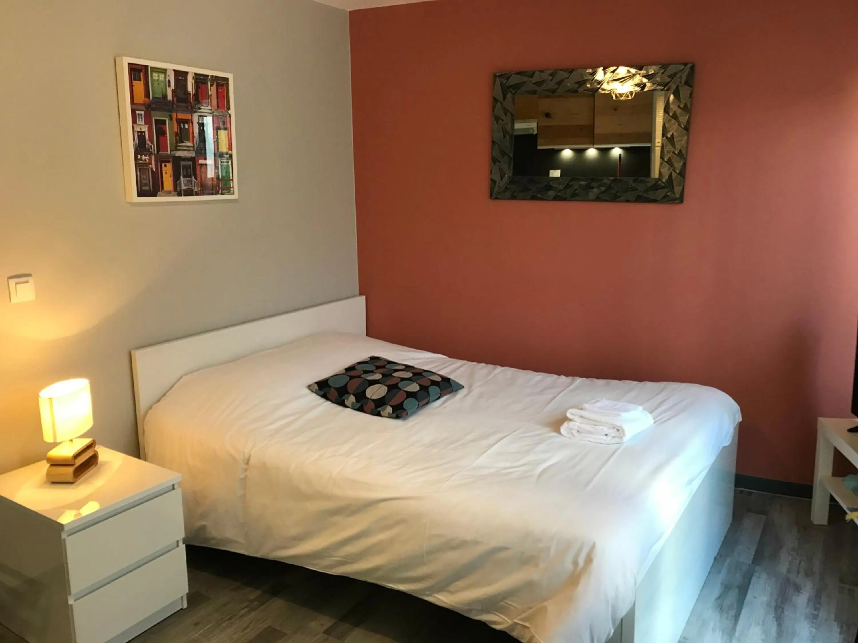 Bed in Trankil'Apparts Centre