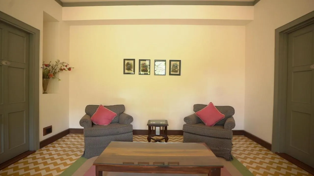 Seating area in 7 Pines Kasauli