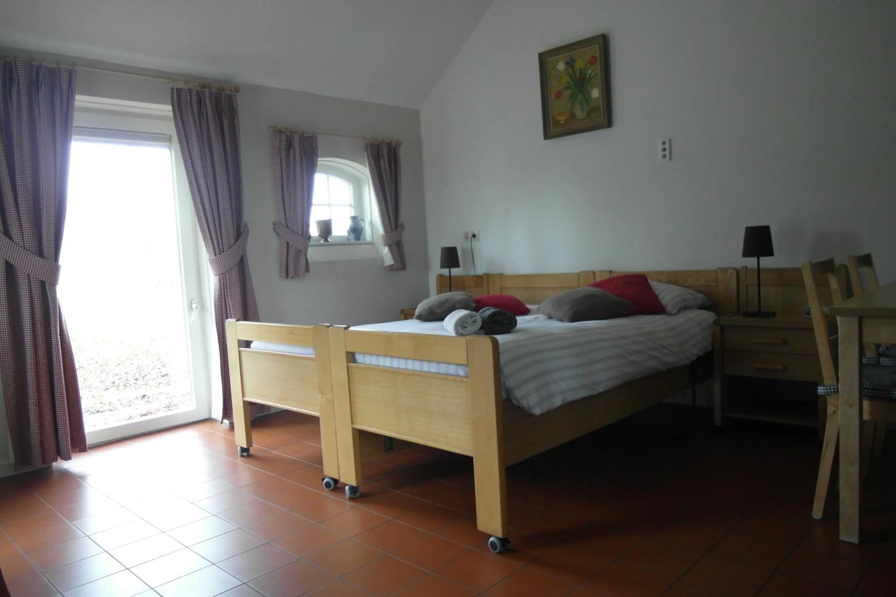 Bed in B&B De Pepper