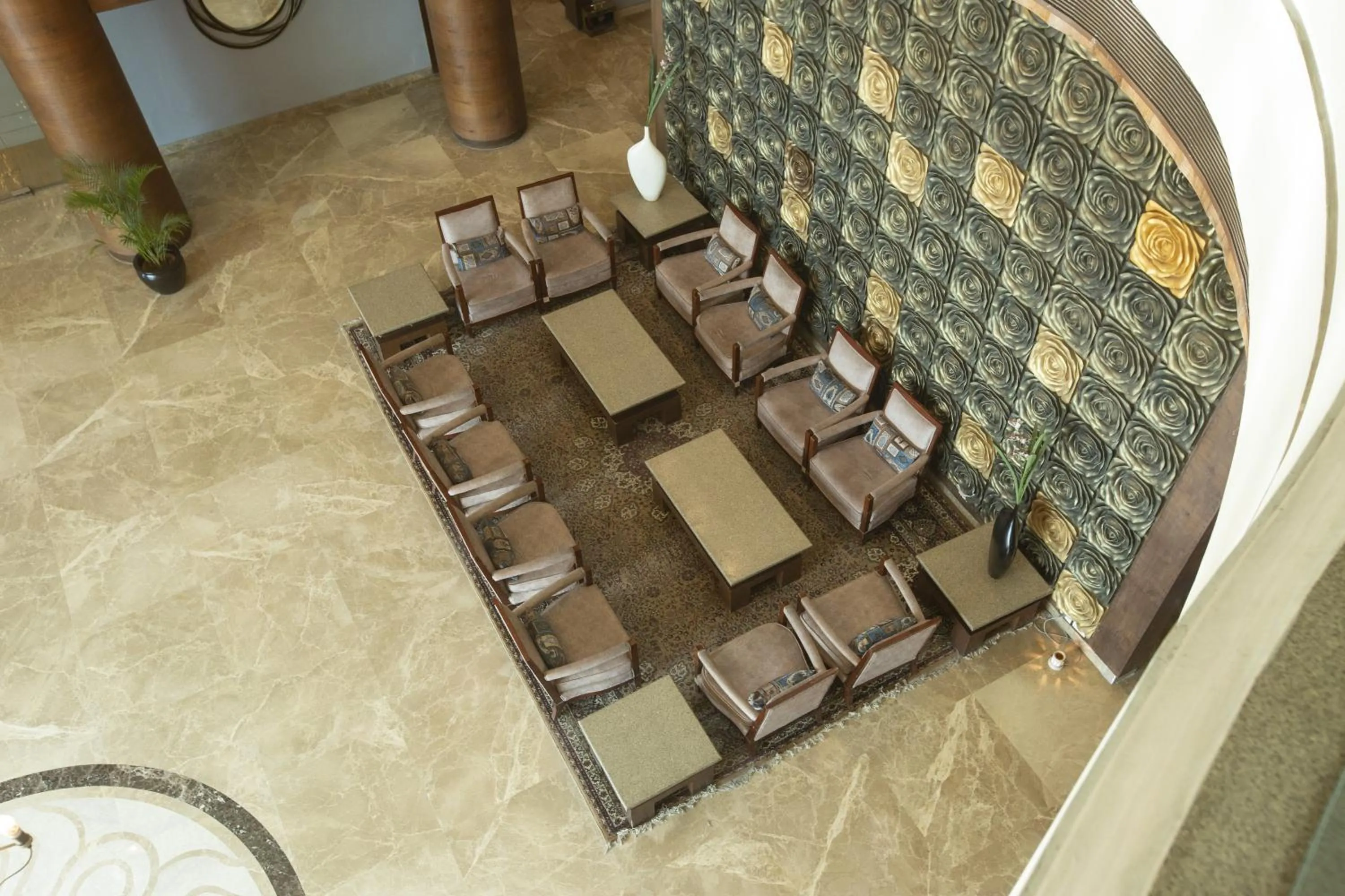 Seating area in Vesta International