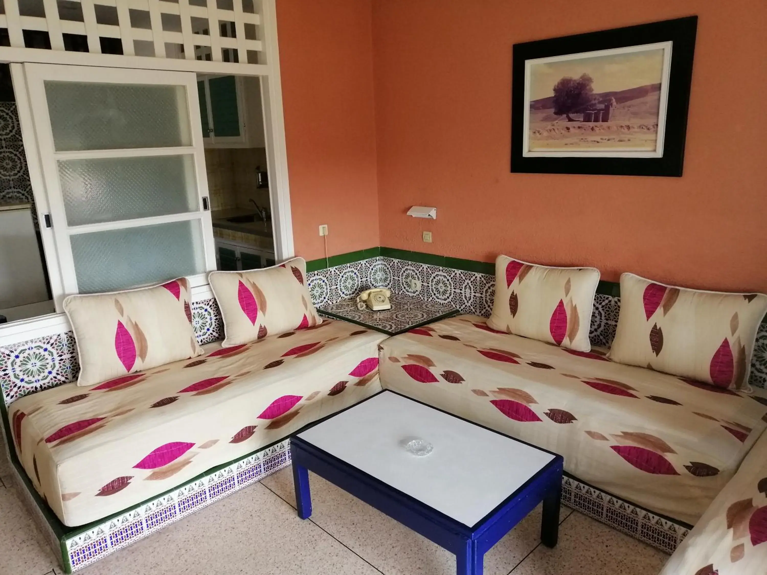 Seating area, Bed in Residence Yasmina Agadir