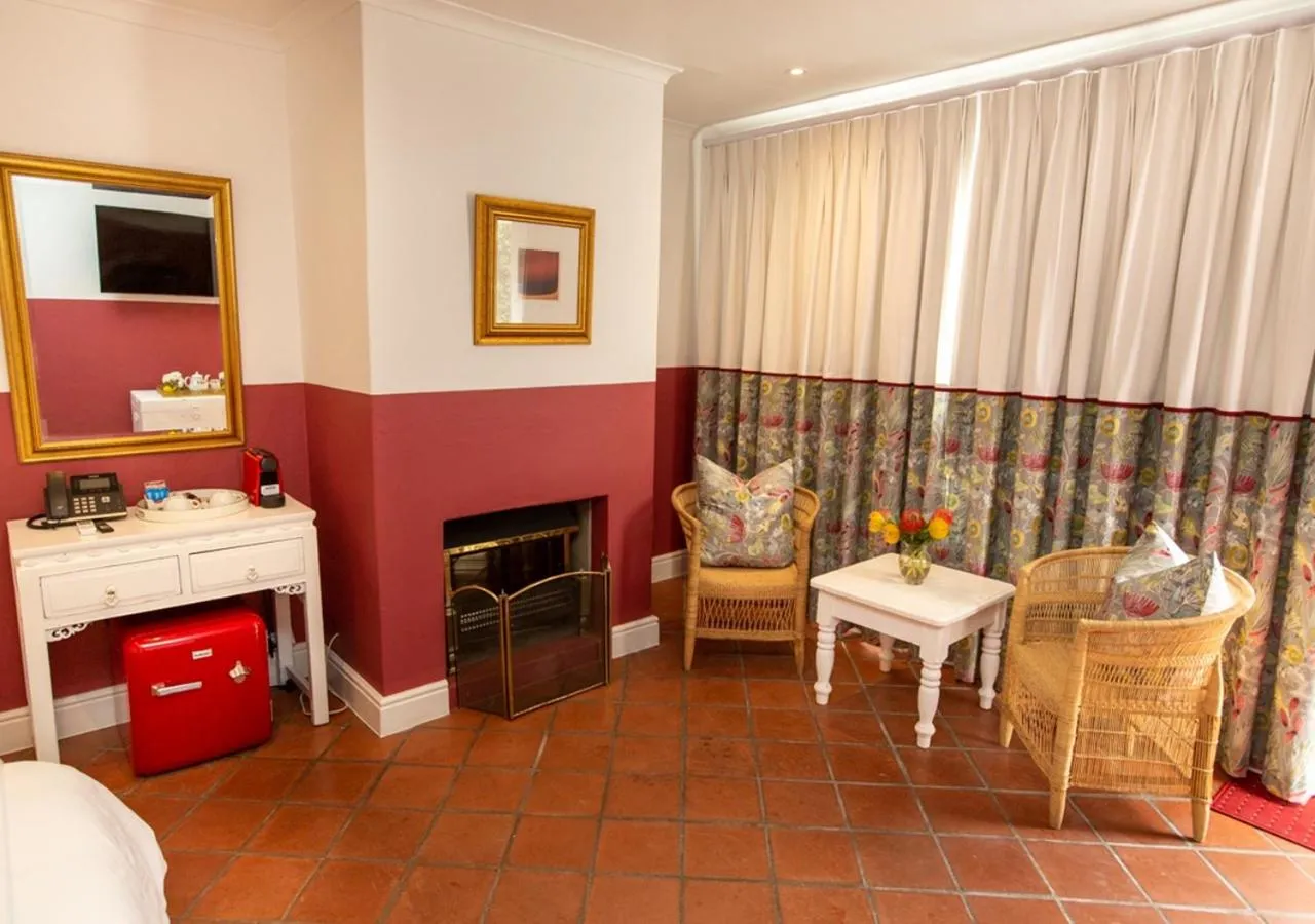 Seating area in Hotel du Vin Franschhoek