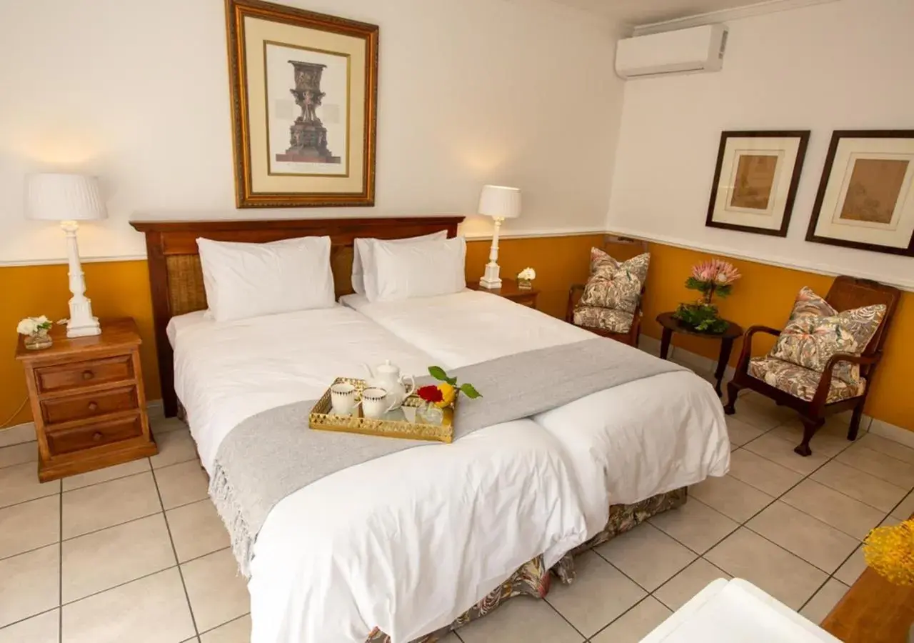 Bed in Hotel du Vin Franschhoek Bed in Hotel du Vin Franschhoek