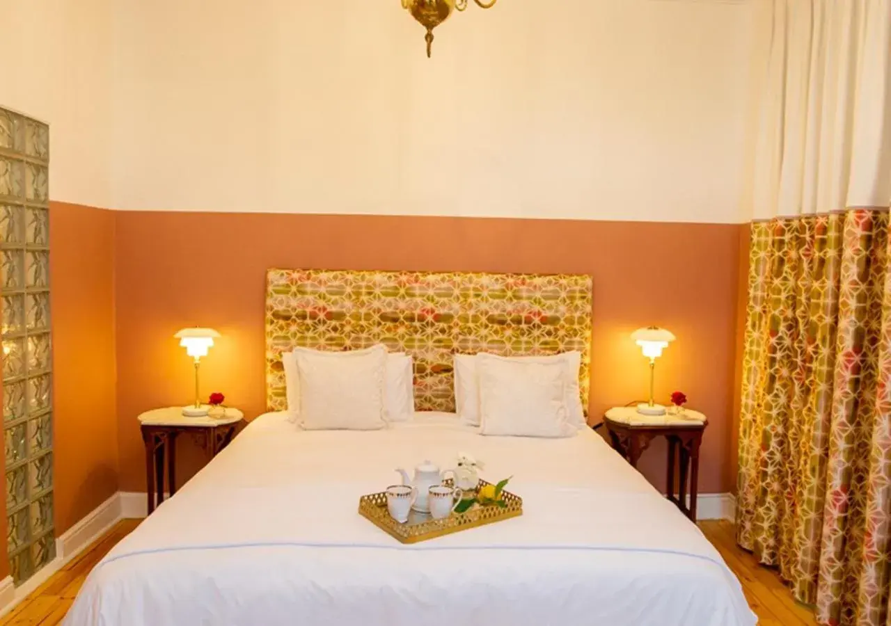 Bed in Hotel du Vin Franschhoek Bed in Hotel du Vin Franschhoek