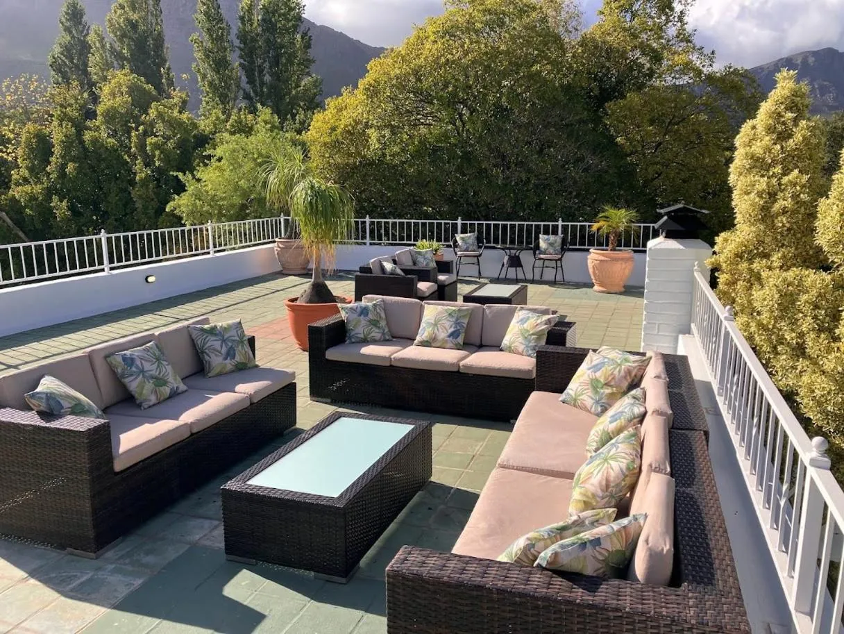 Patio in Hotel du Vin Franschhoek