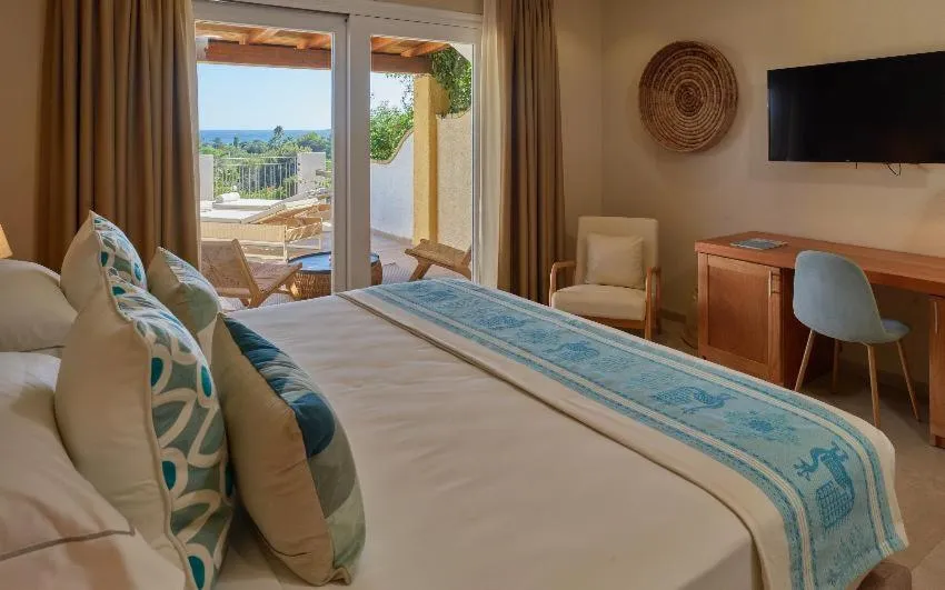 Bedroom, Bed in Residence Le Bouganville