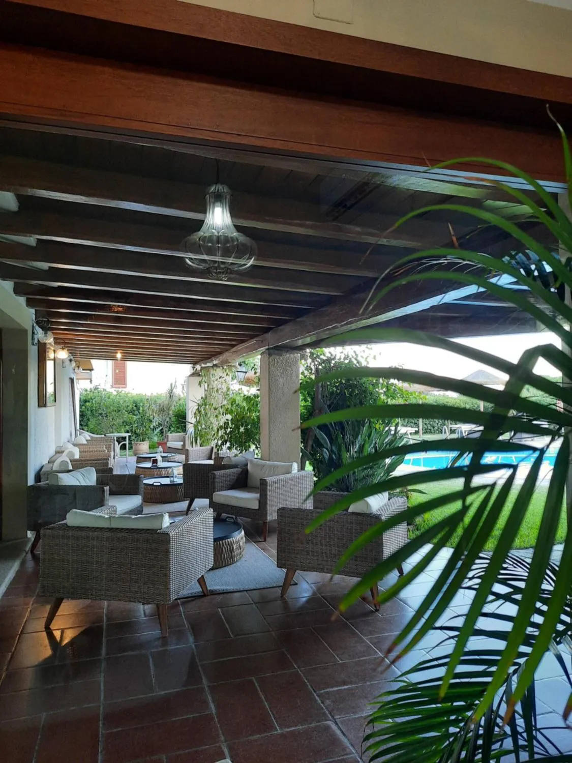 Patio in Residence Le Bouganville