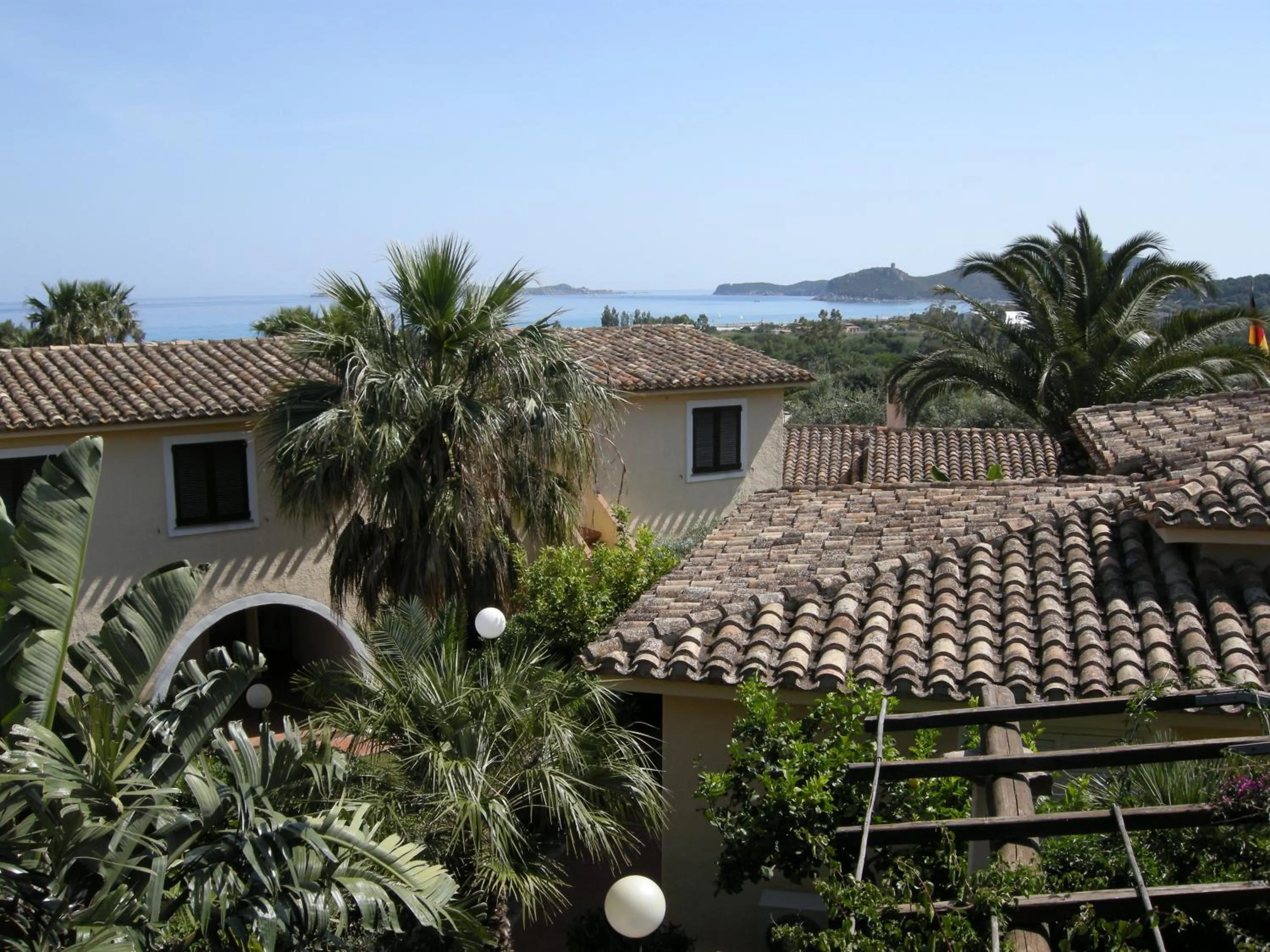 Garden view in Residence Le Bouganville