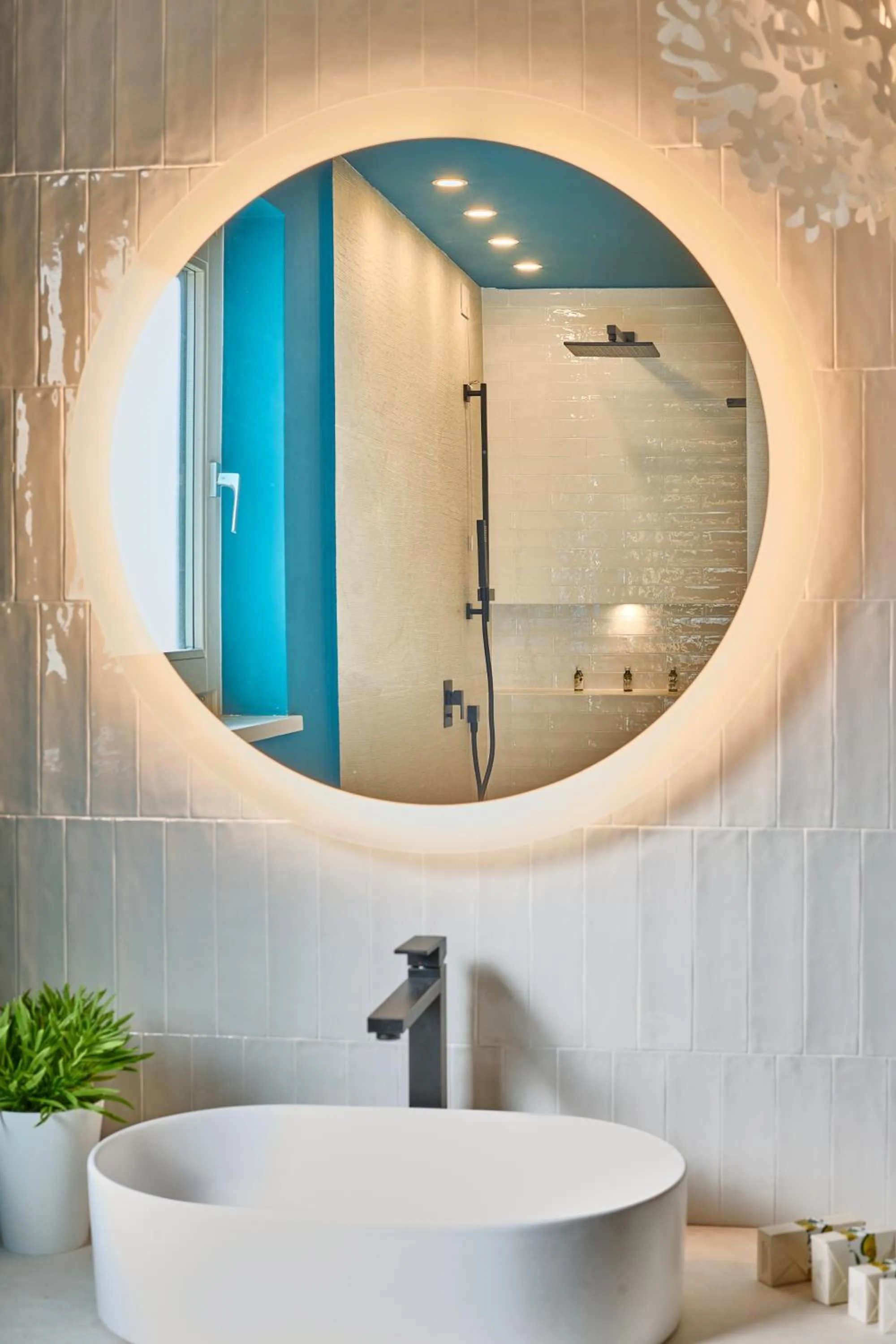 Bathroom in Residence Le Bouganville