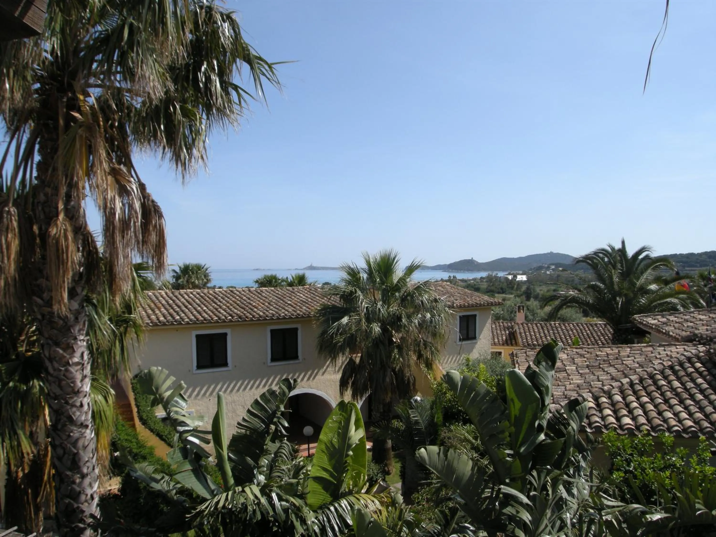 Garden view in Residence Le Bouganville