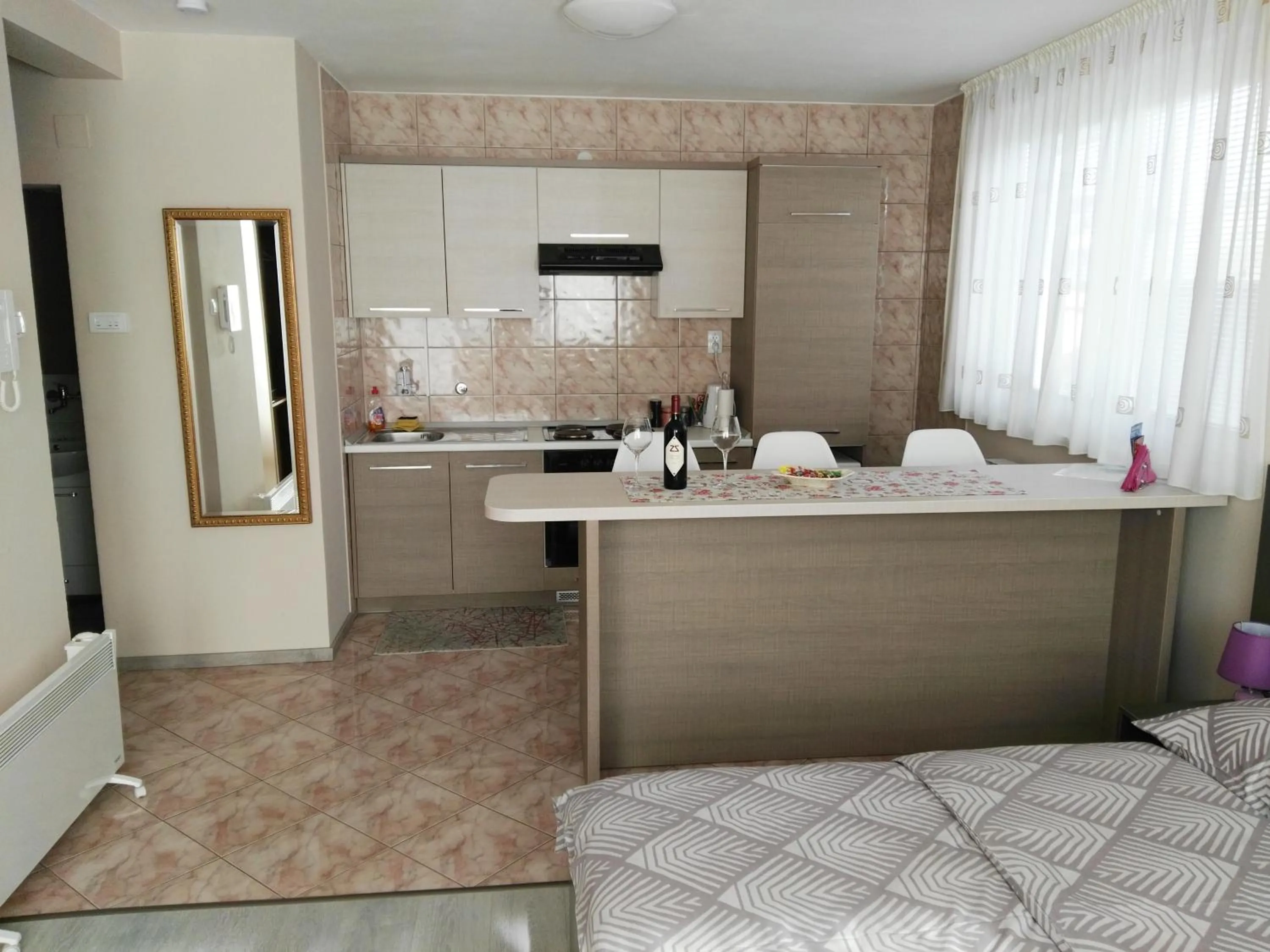 Kitchen or kitchenette in Apartmani Janjic