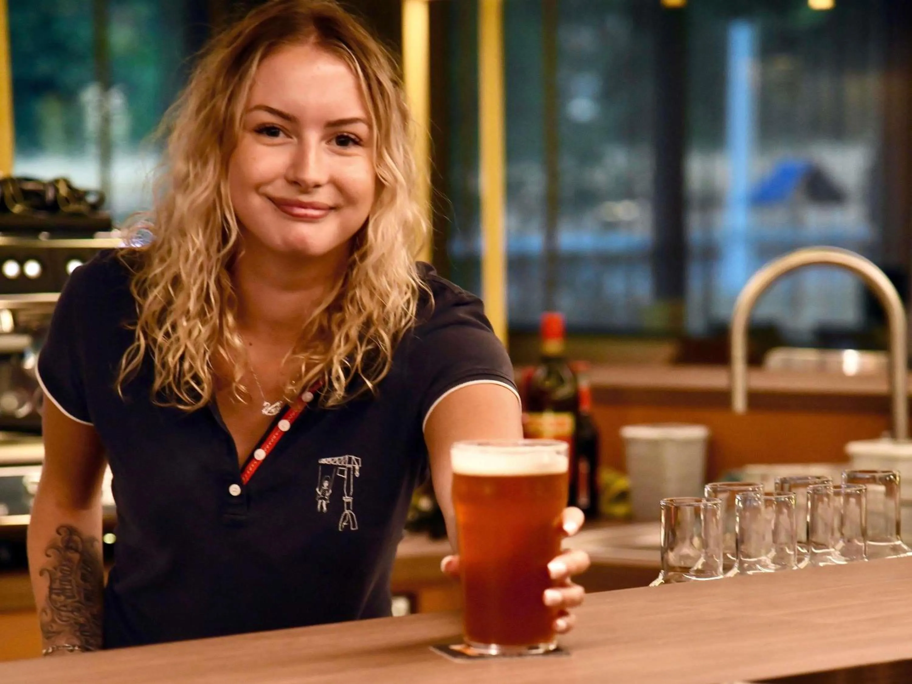 Lounge or bar in ibis Styles Nantes Reze Aéroport