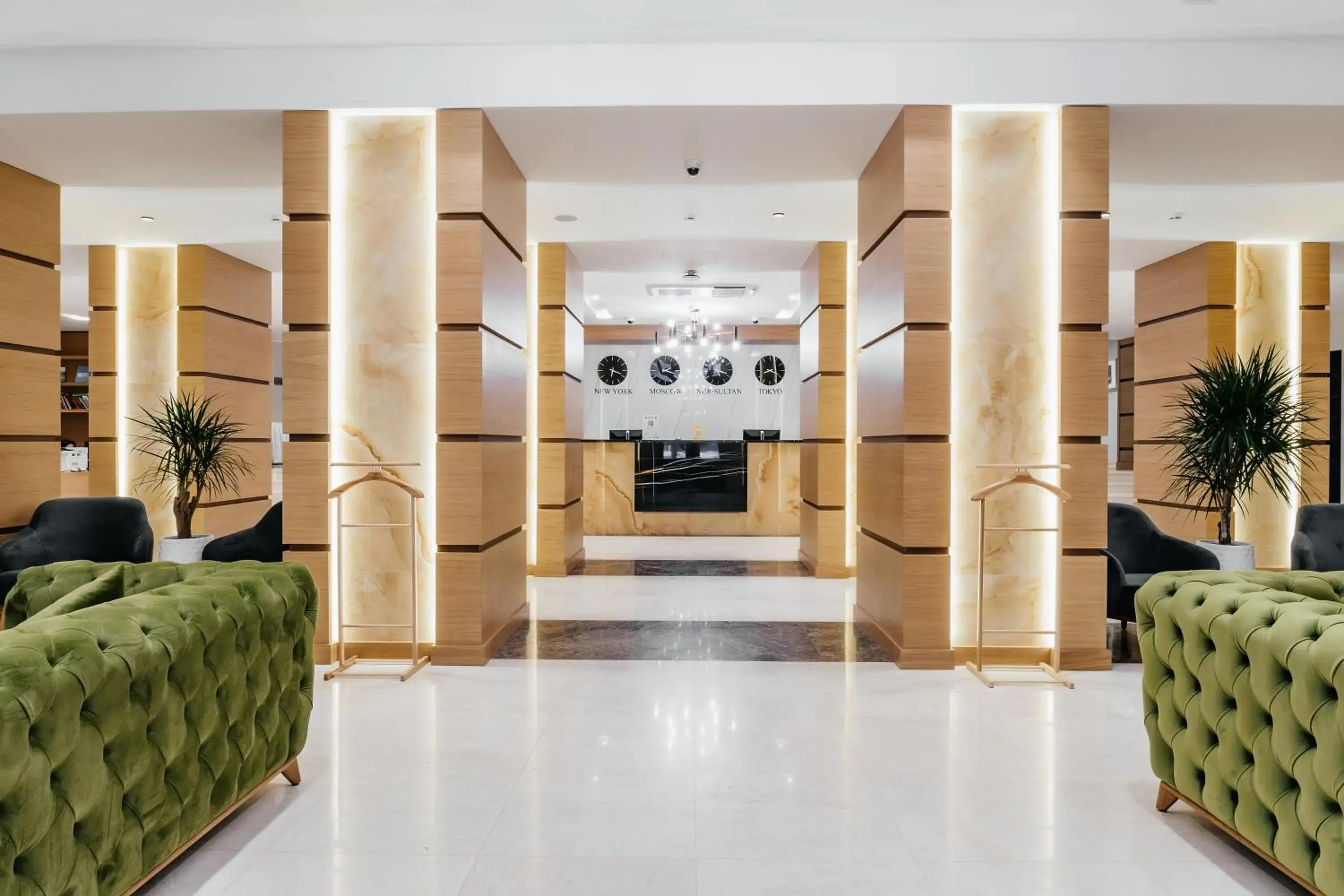 Lobby or reception in Ramada by Wyndham Astana Lobby or reception in Ramada by Wyndham Astana