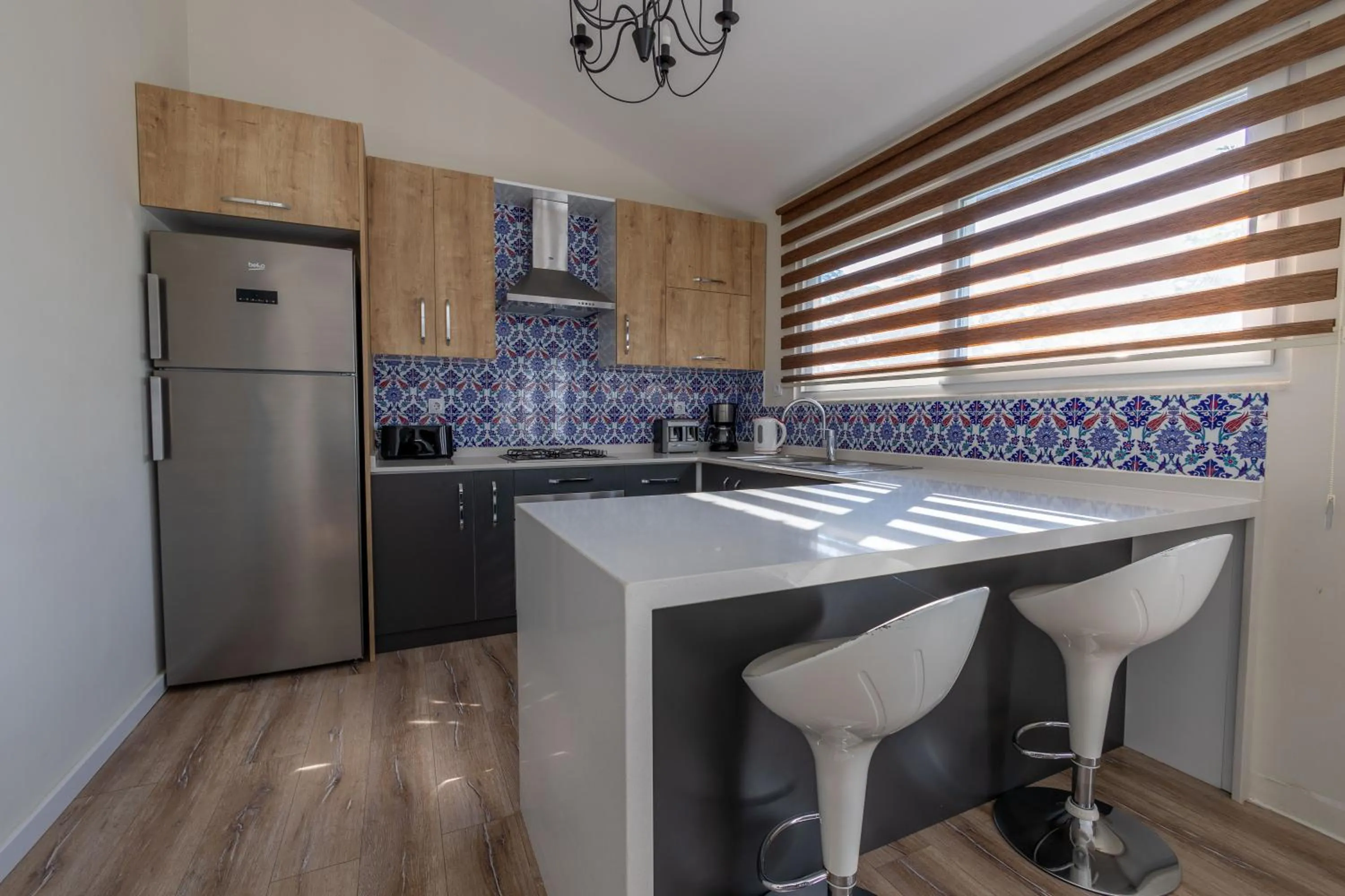kitchen in Caretta Caretta Pension