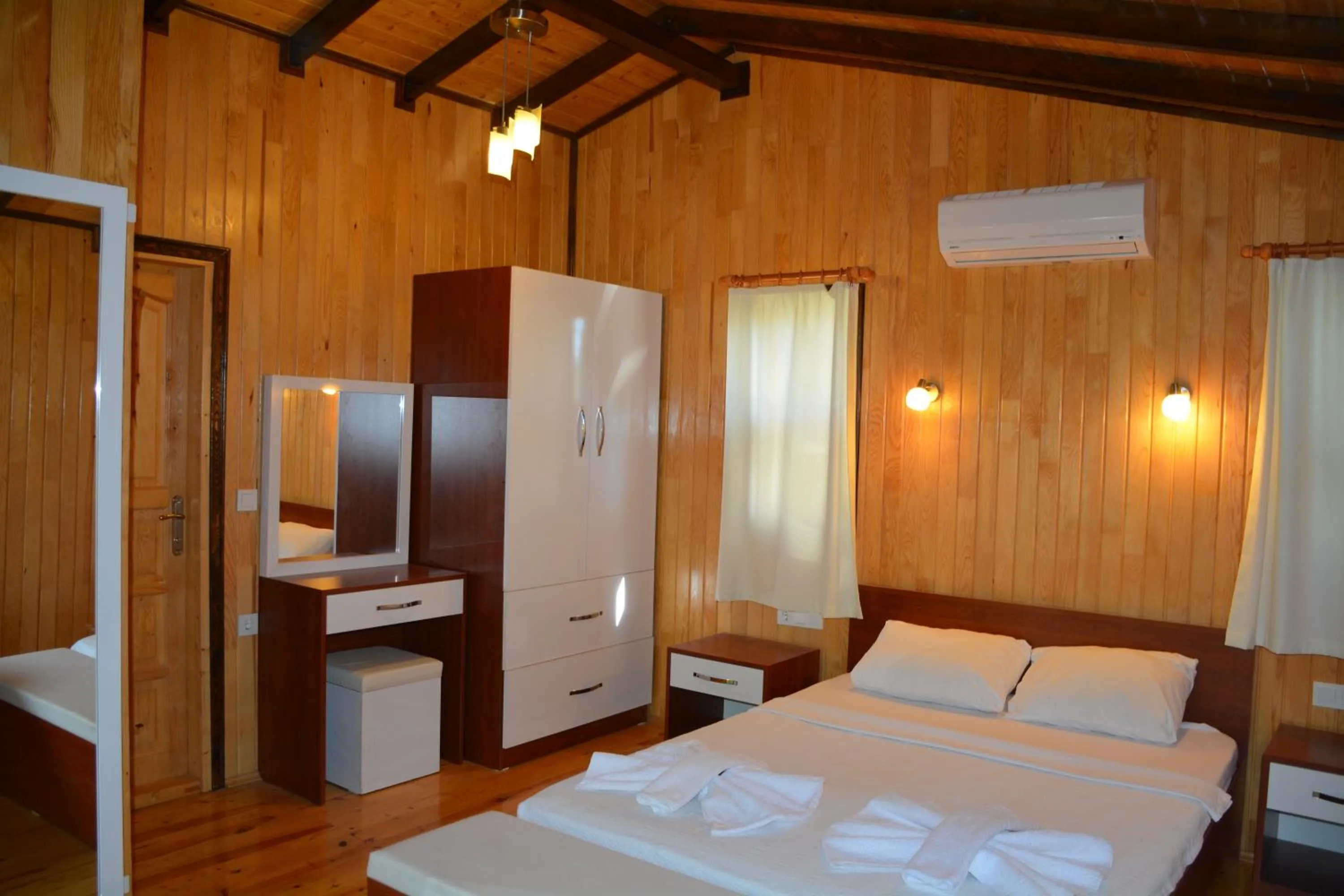 Bed in Caretta Caretta Pension