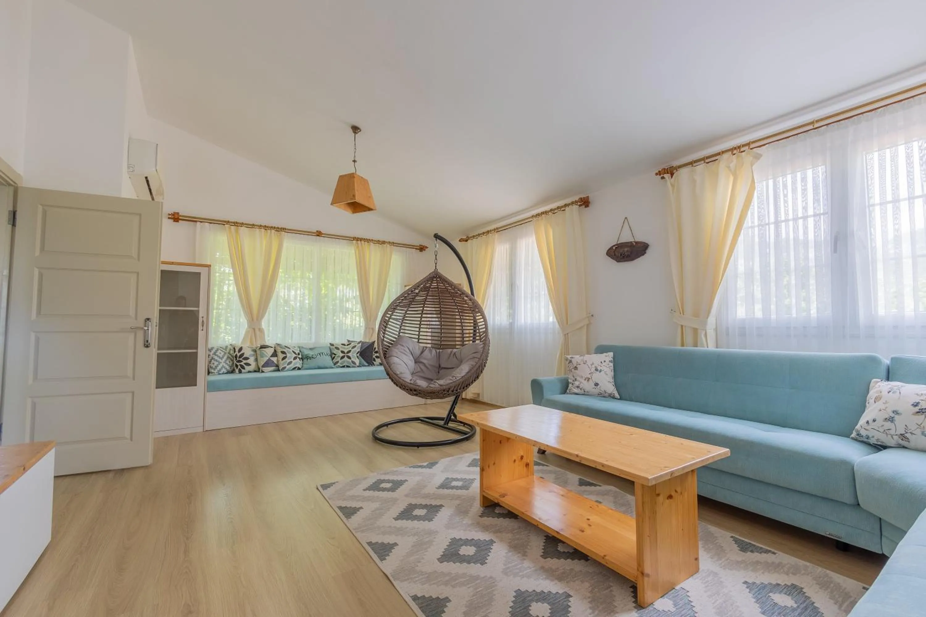 Living room in Caretta Caretta Pension