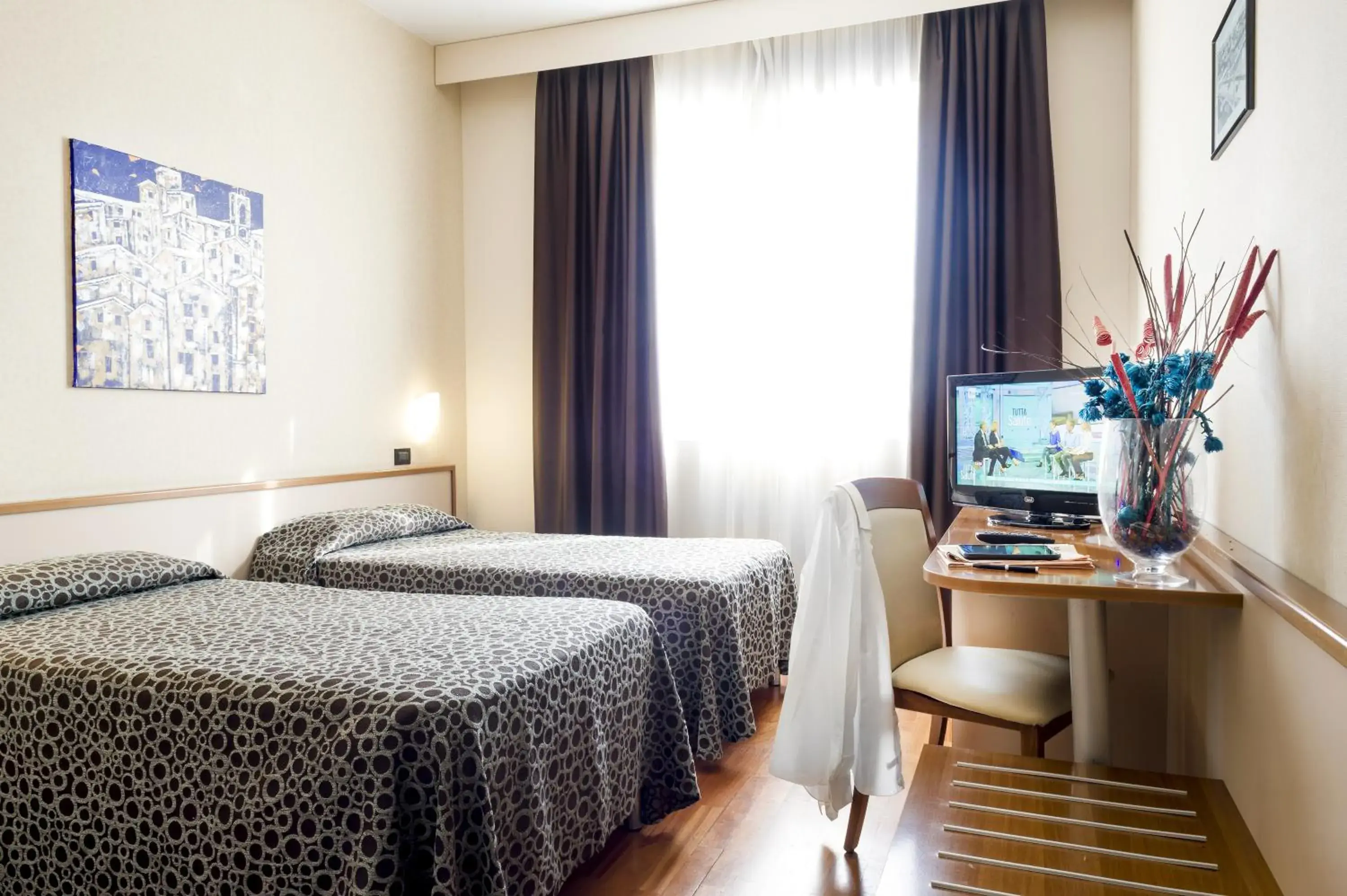 Bed in Hotel Ristorante Dragonara Bed in Hotel Ristorante Dragonara