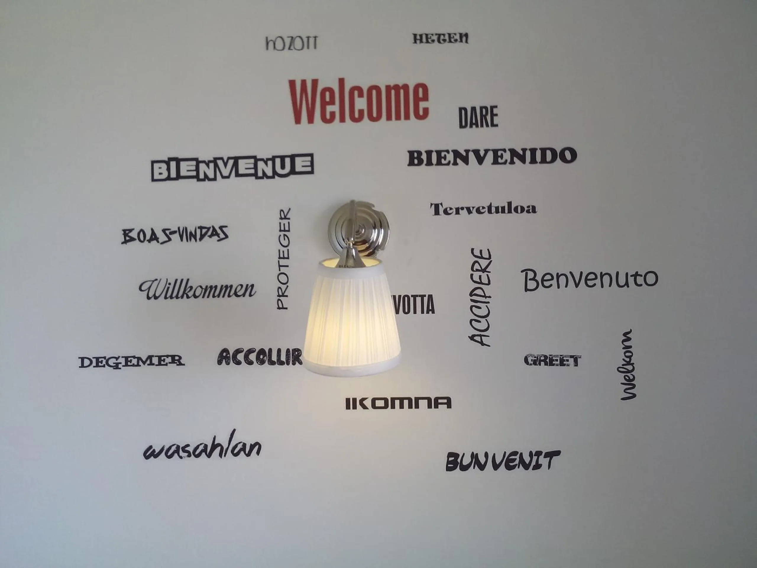 Decorative detail in B&B Villa Patrizia