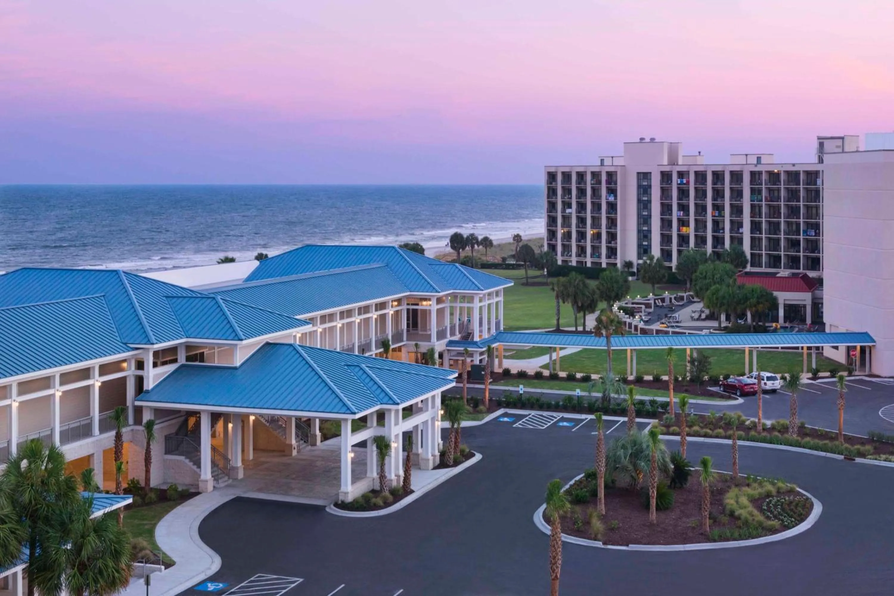 Property building in DoubleTree Resort by Hilton Myrtle Beach Oceanfront
