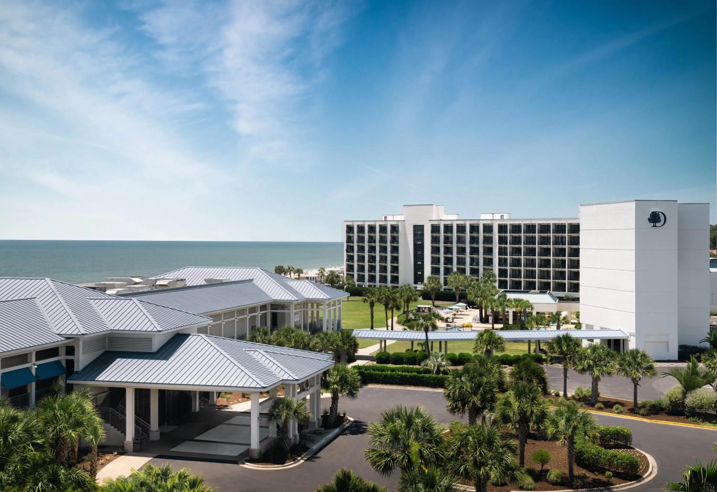 Property building in DoubleTree Resort by Hilton Myrtle Beach Oceanfront
