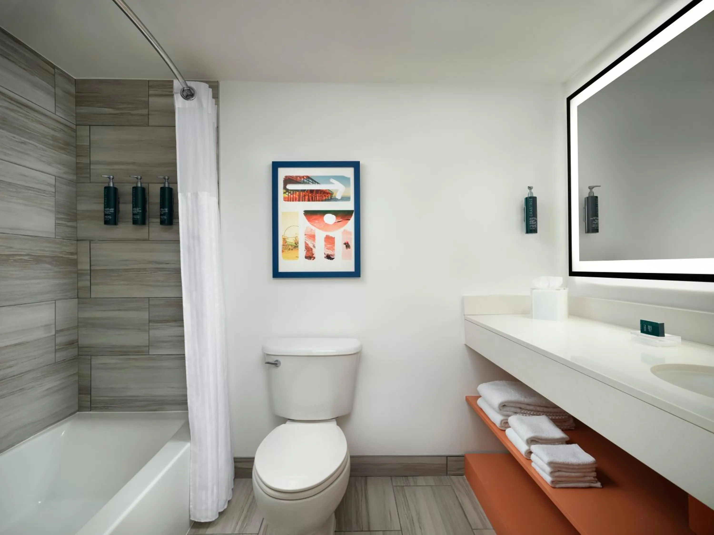 Toilet in DoubleTree Resort by Hilton Myrtle Beach Oceanfront