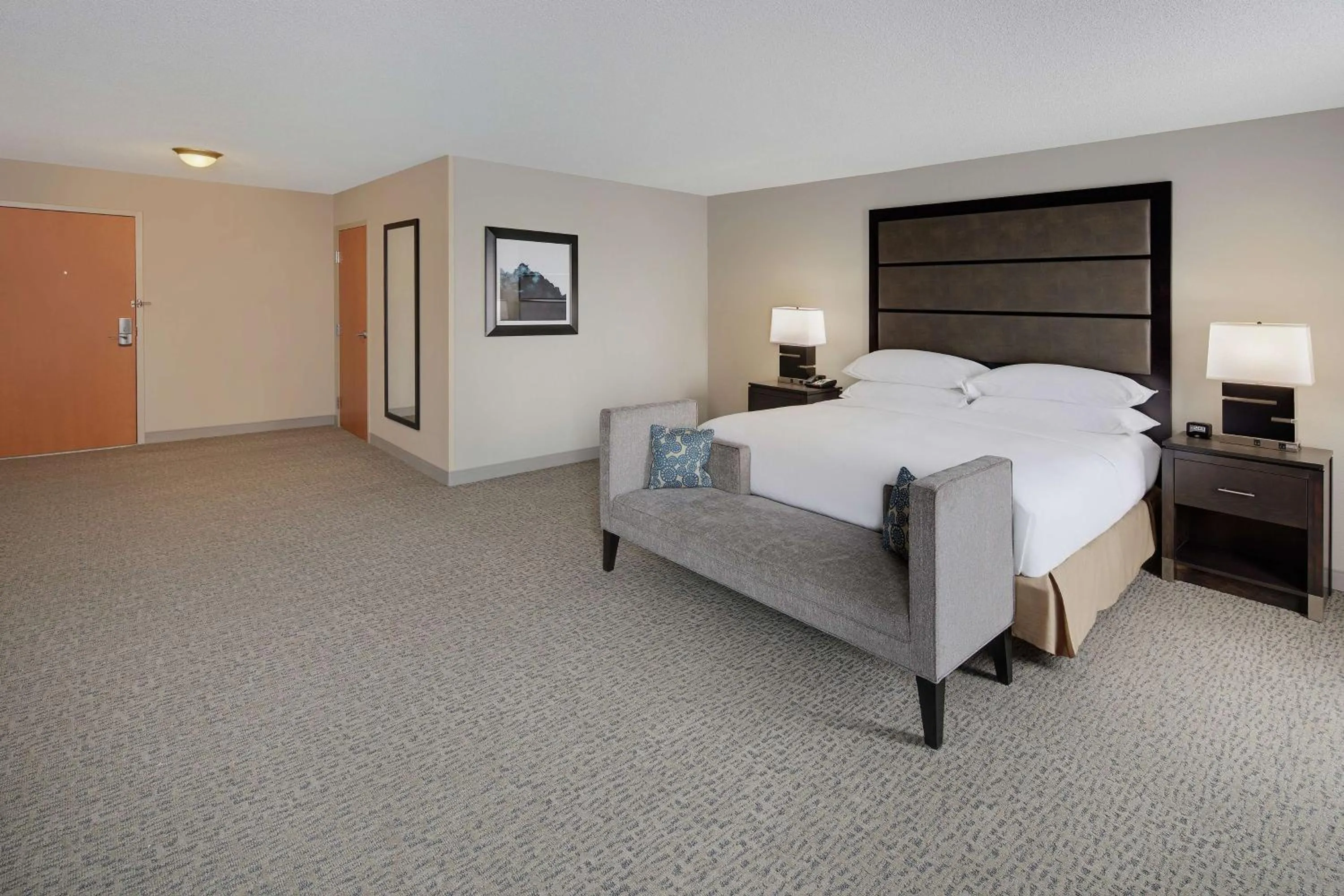 Living room, Bed in DoubleTree Richmond Airport