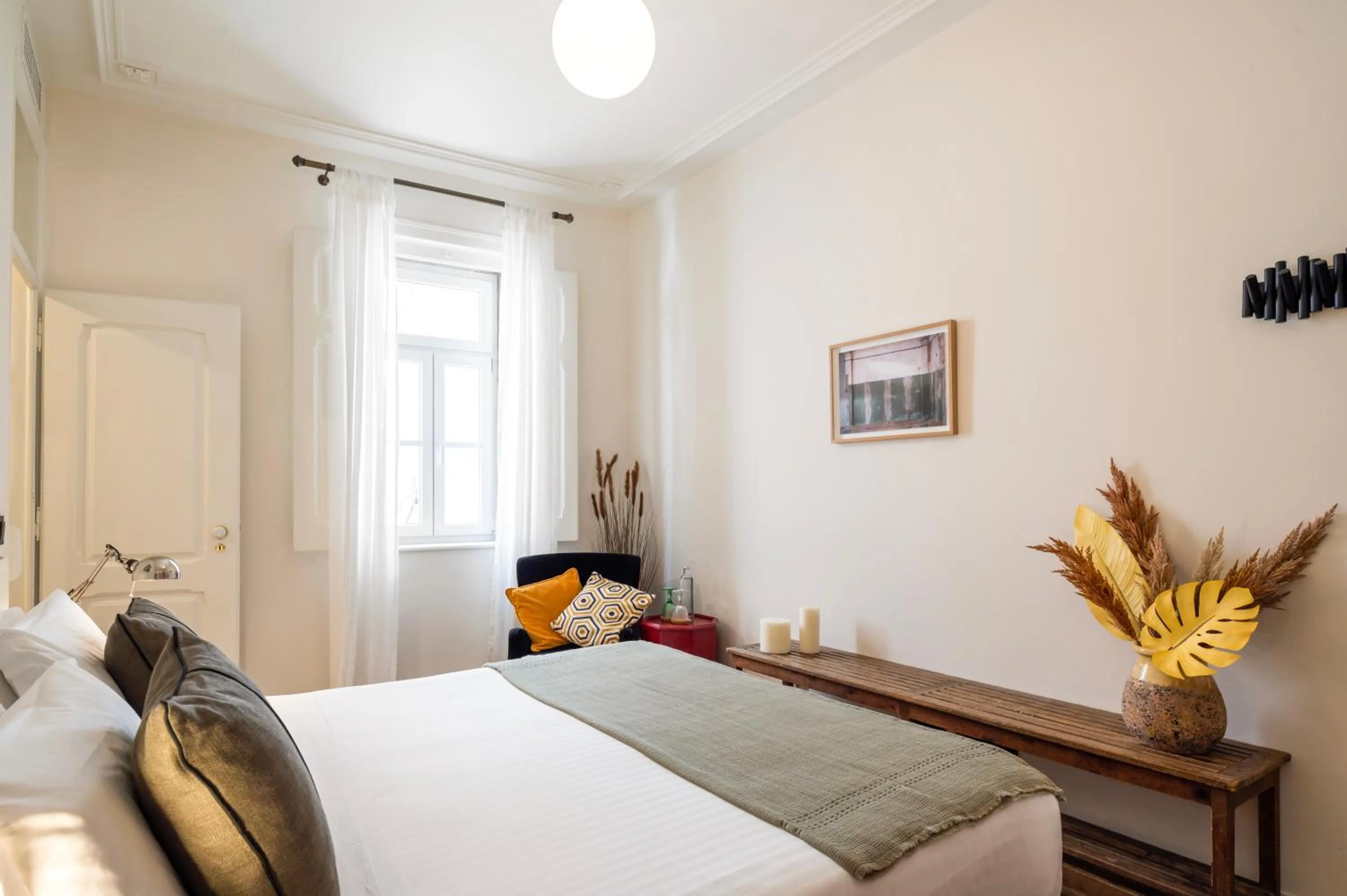 Decorative detail, Bed in Casa das Janelas com Vista