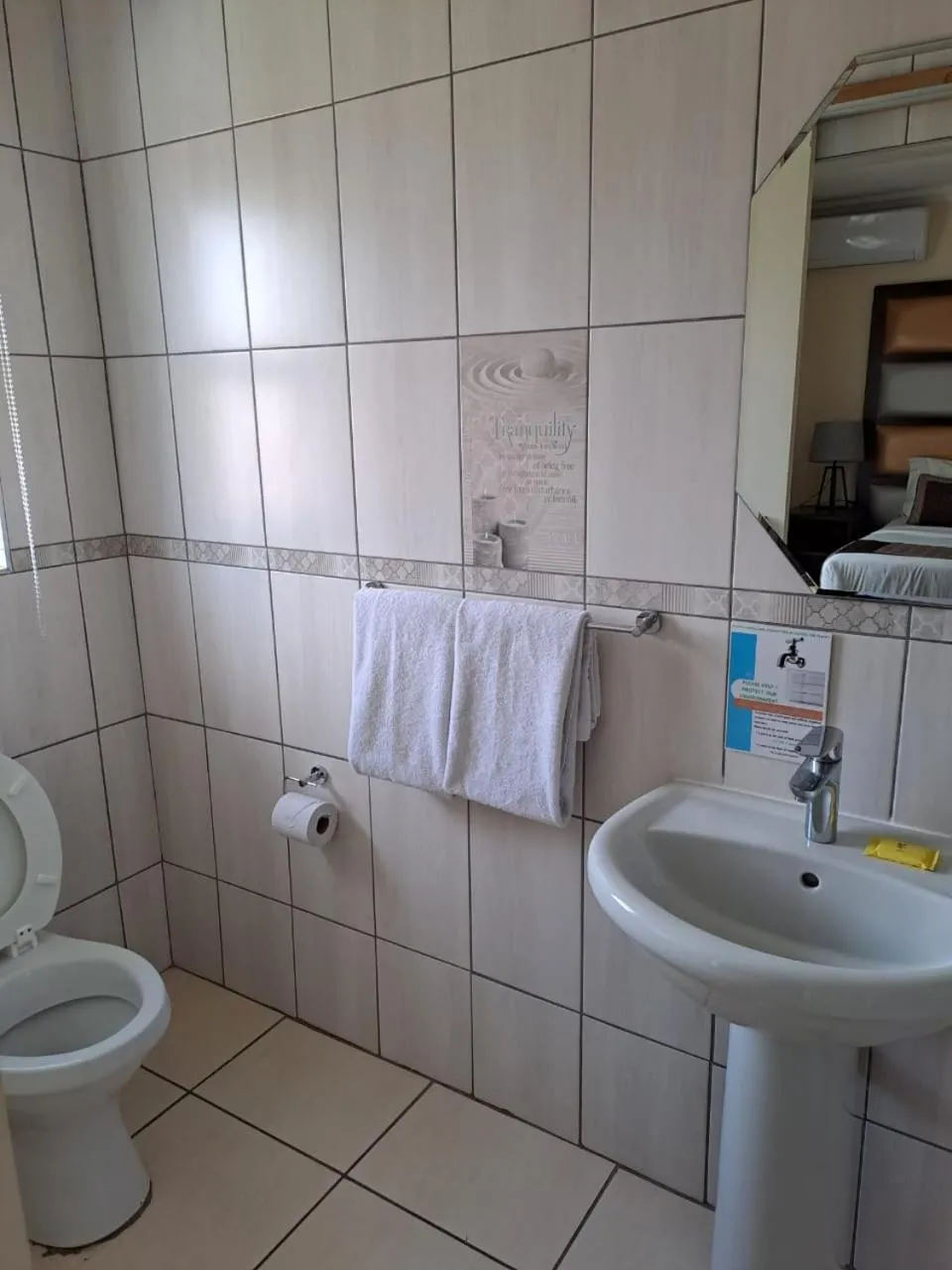 Bathroom in Ecotel OR Tambo Airport