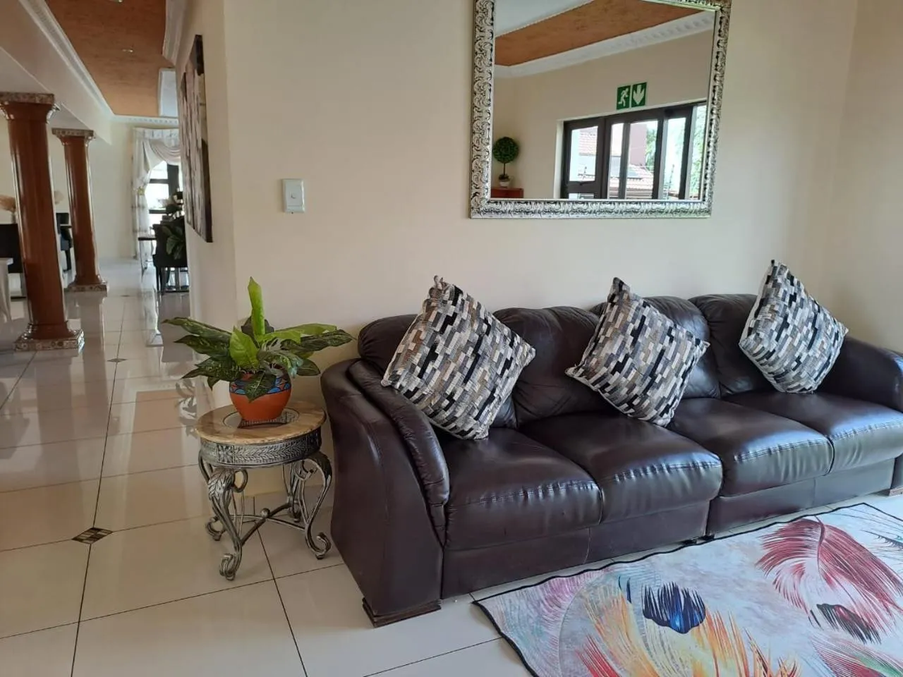 Seating area in Ecotel OR Tambo Airport
