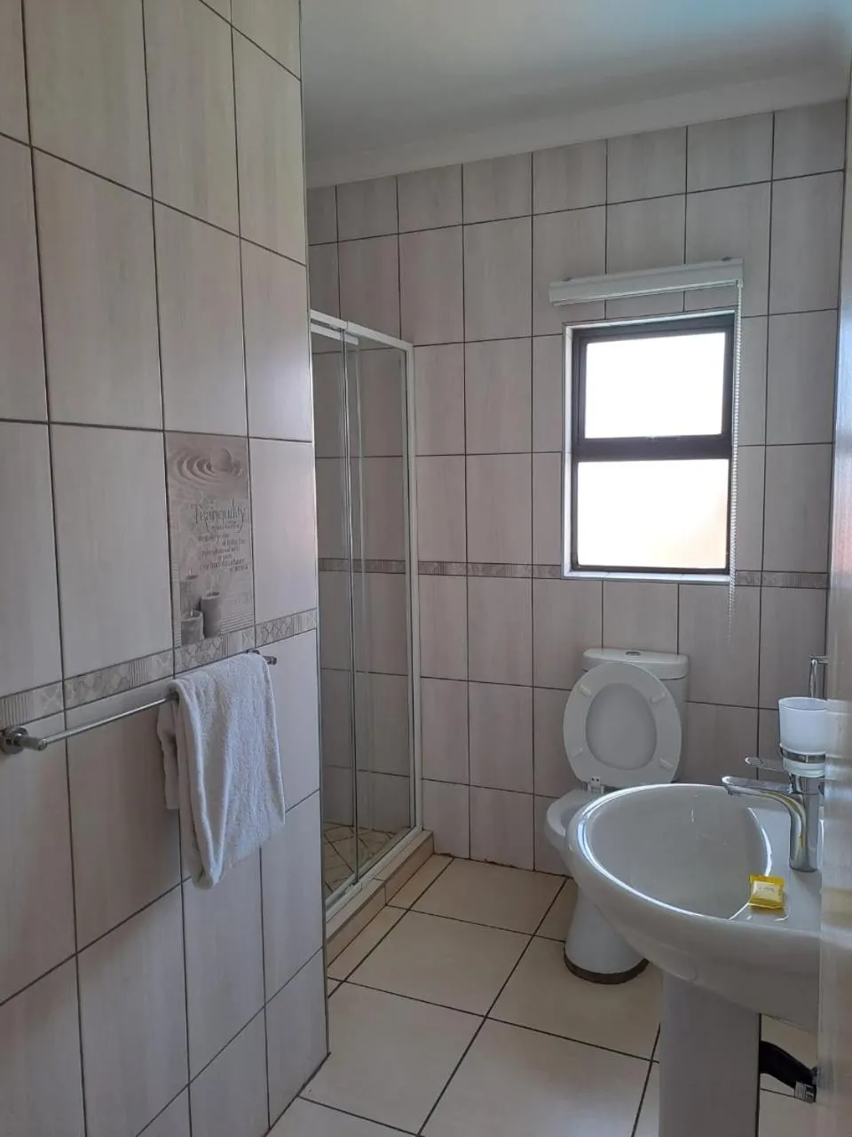 Shower in Ecotel OR Tambo Airport