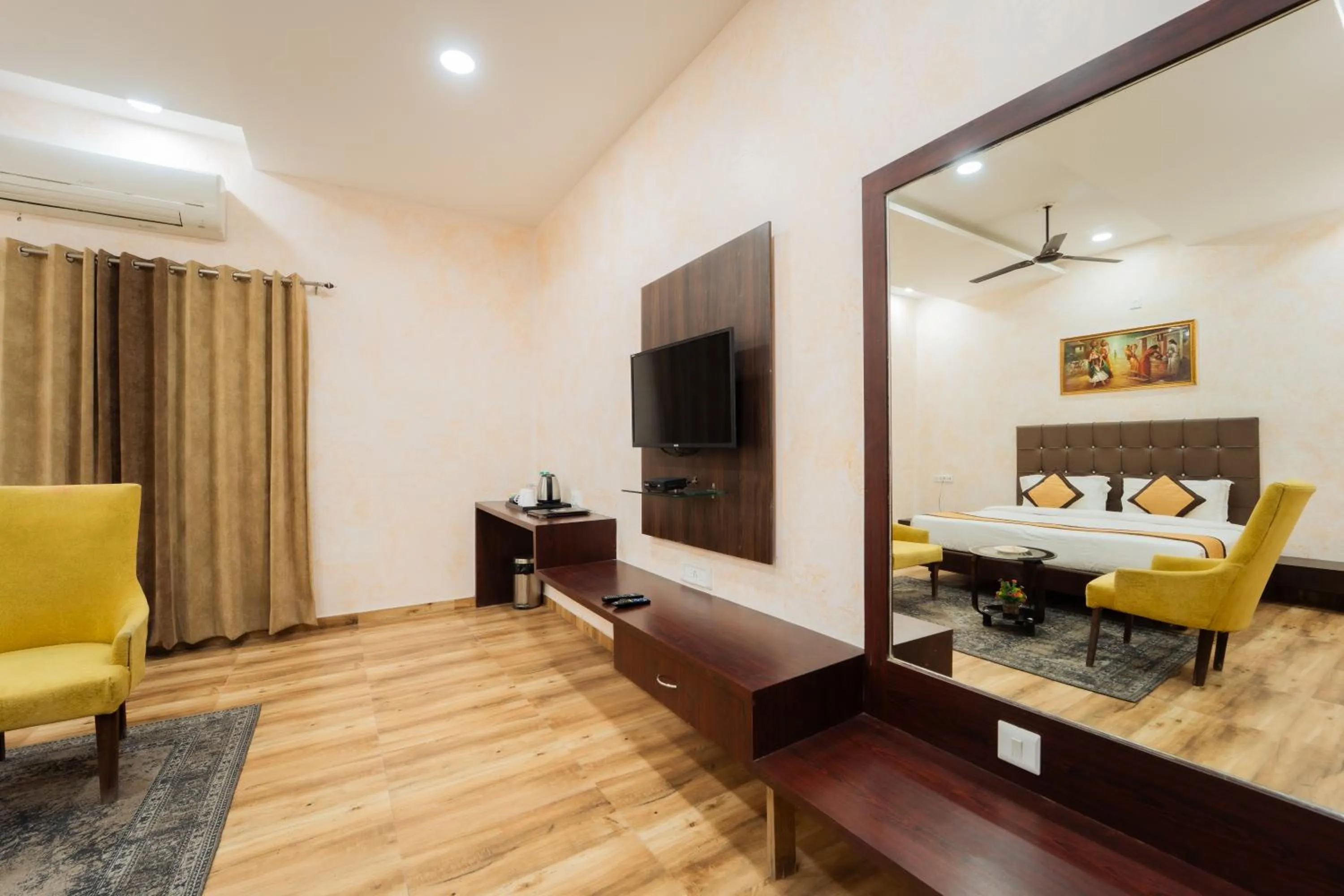 Bed in Thar Exotica Hotel & Resorts In Bikaner