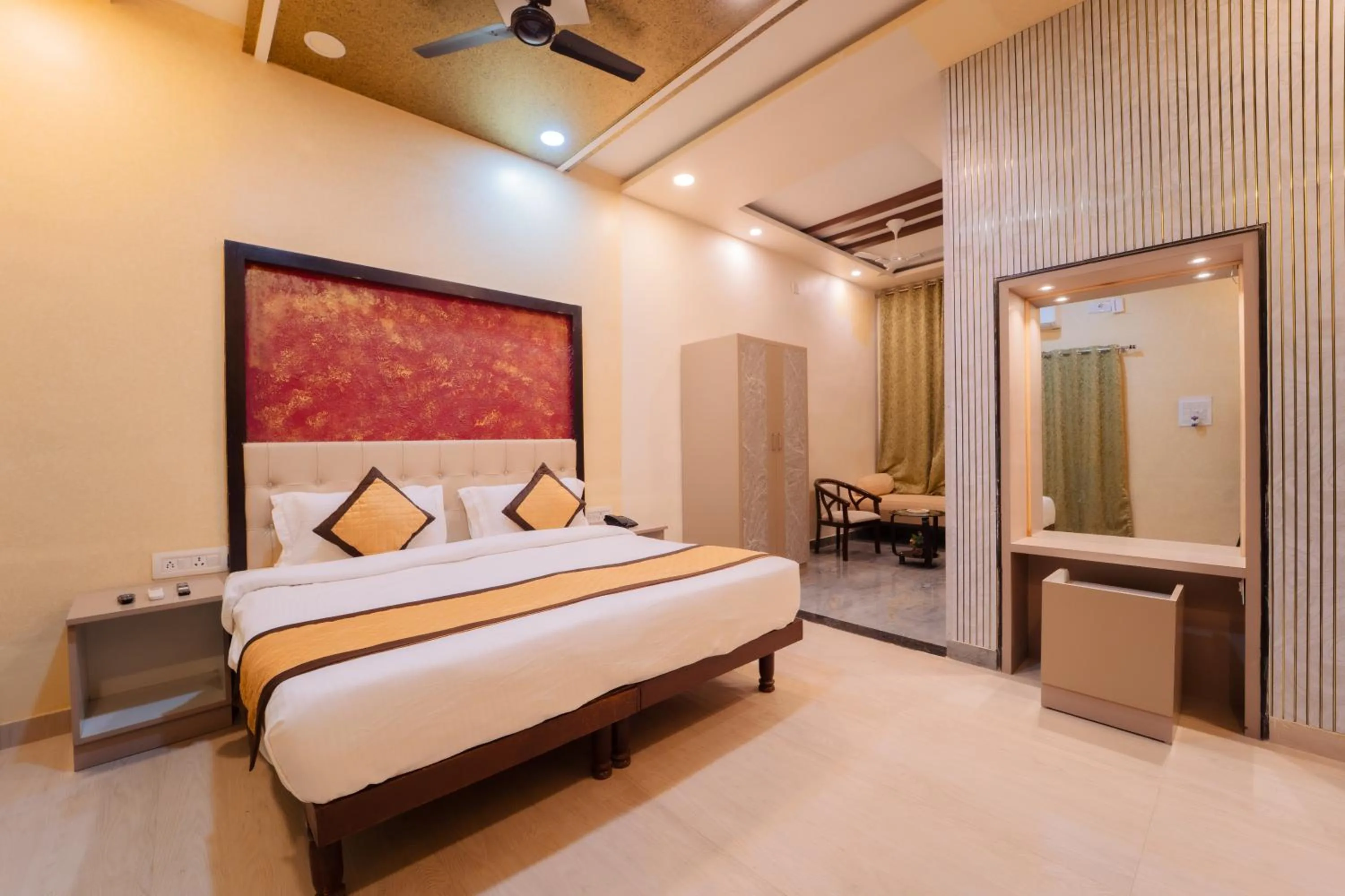 Bed in Thar Exotica Hotel & Resorts In Bikaner