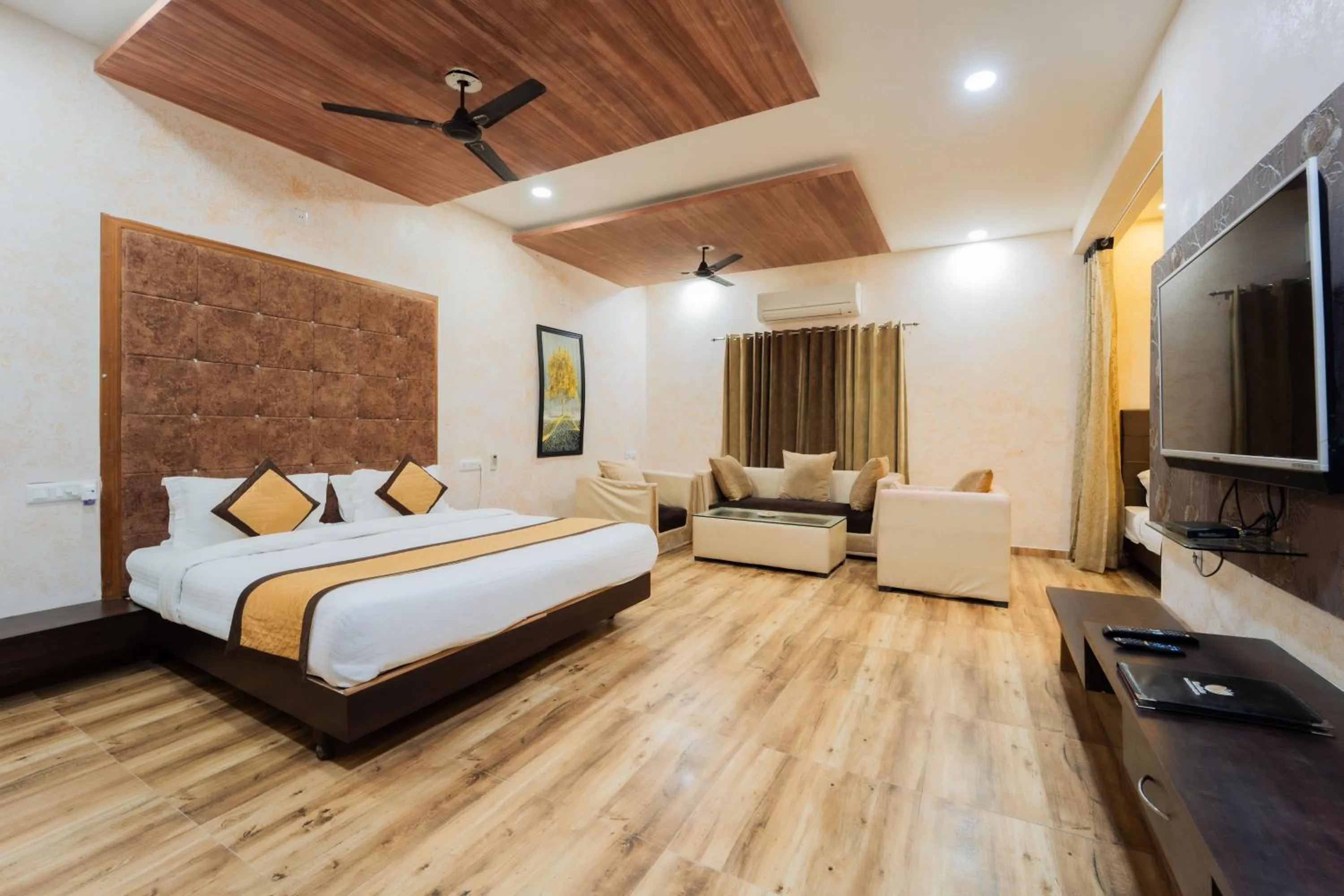 Bed in Thar Exotica Hotel & Resorts In Bikaner