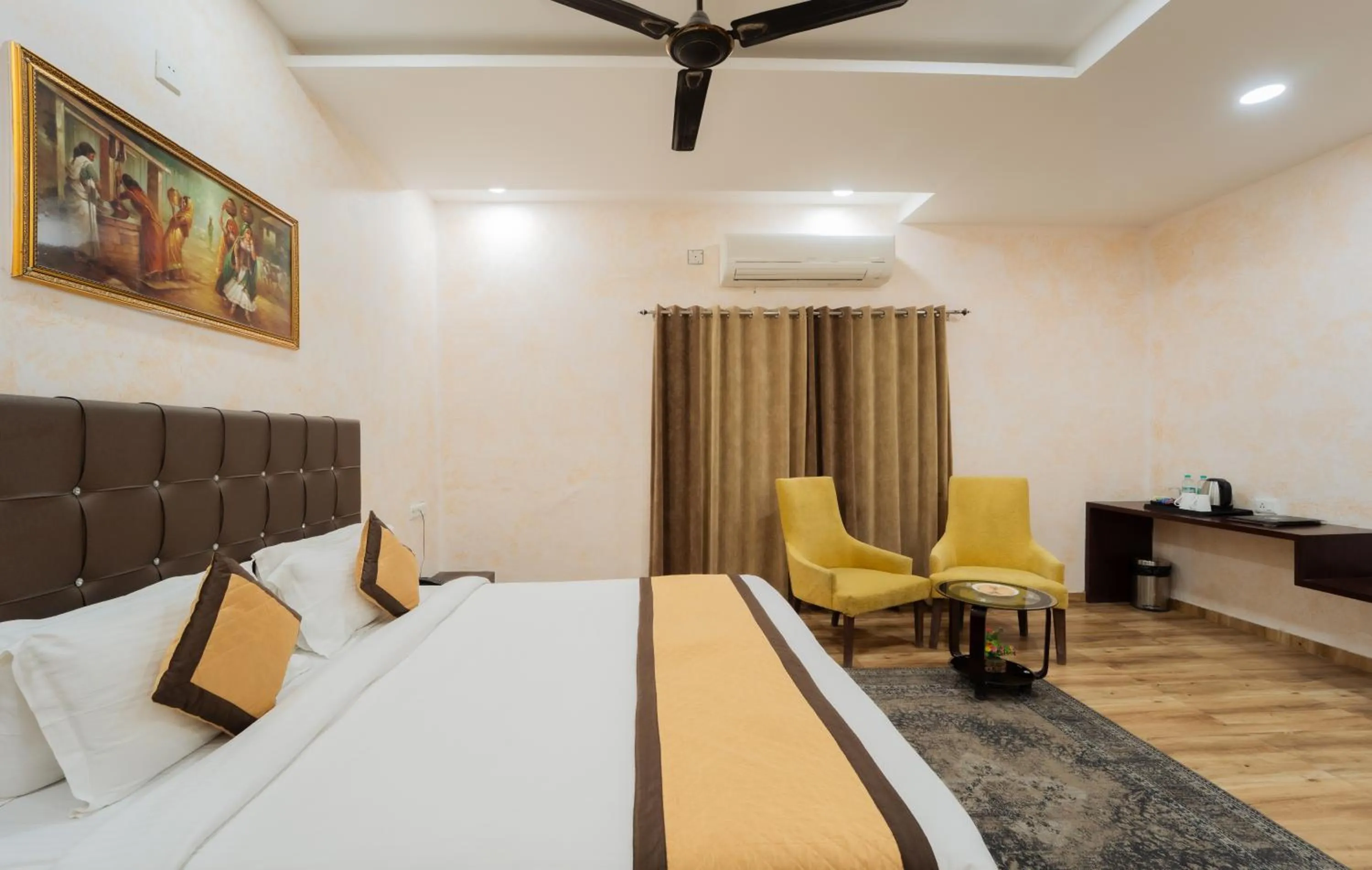 Bed in Thar Exotica Hotel & Resorts In Bikaner