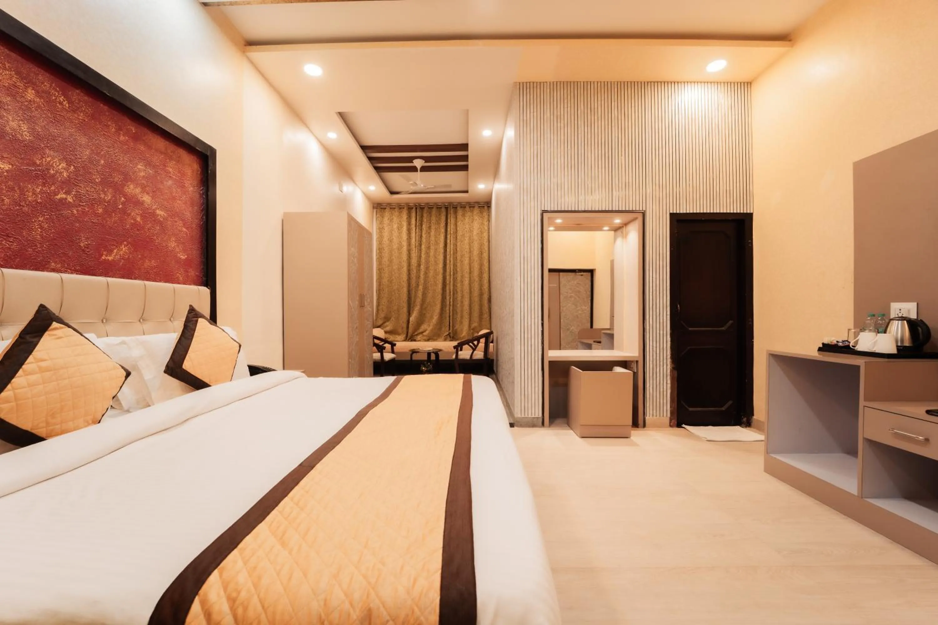 Bed in Thar Exotica Hotel & Resorts In Bikaner
