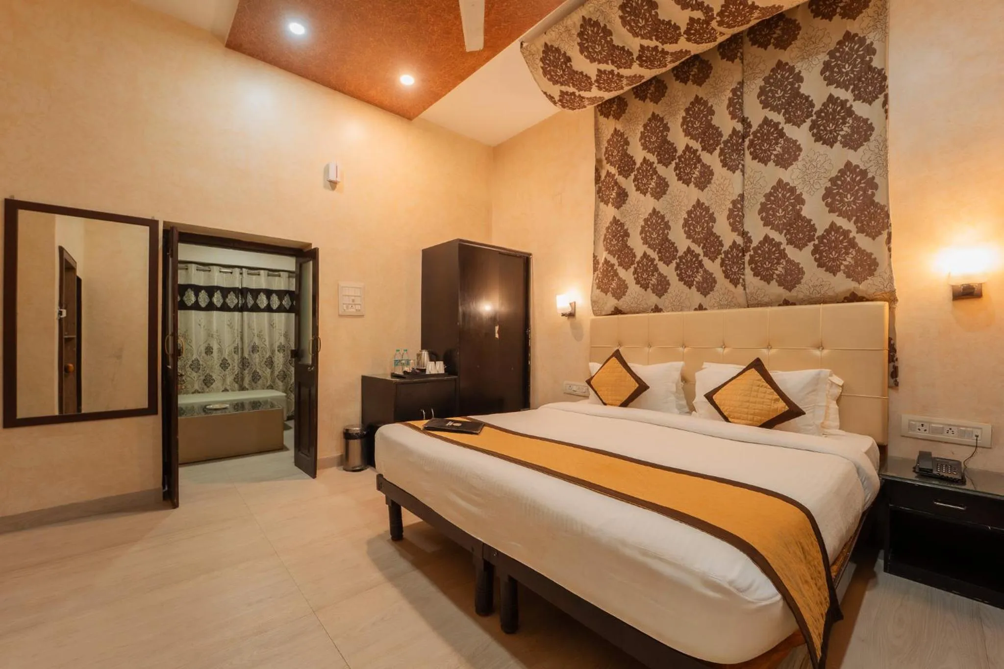 Bed in Thar Exotica Hotel & Resorts In Bikaner