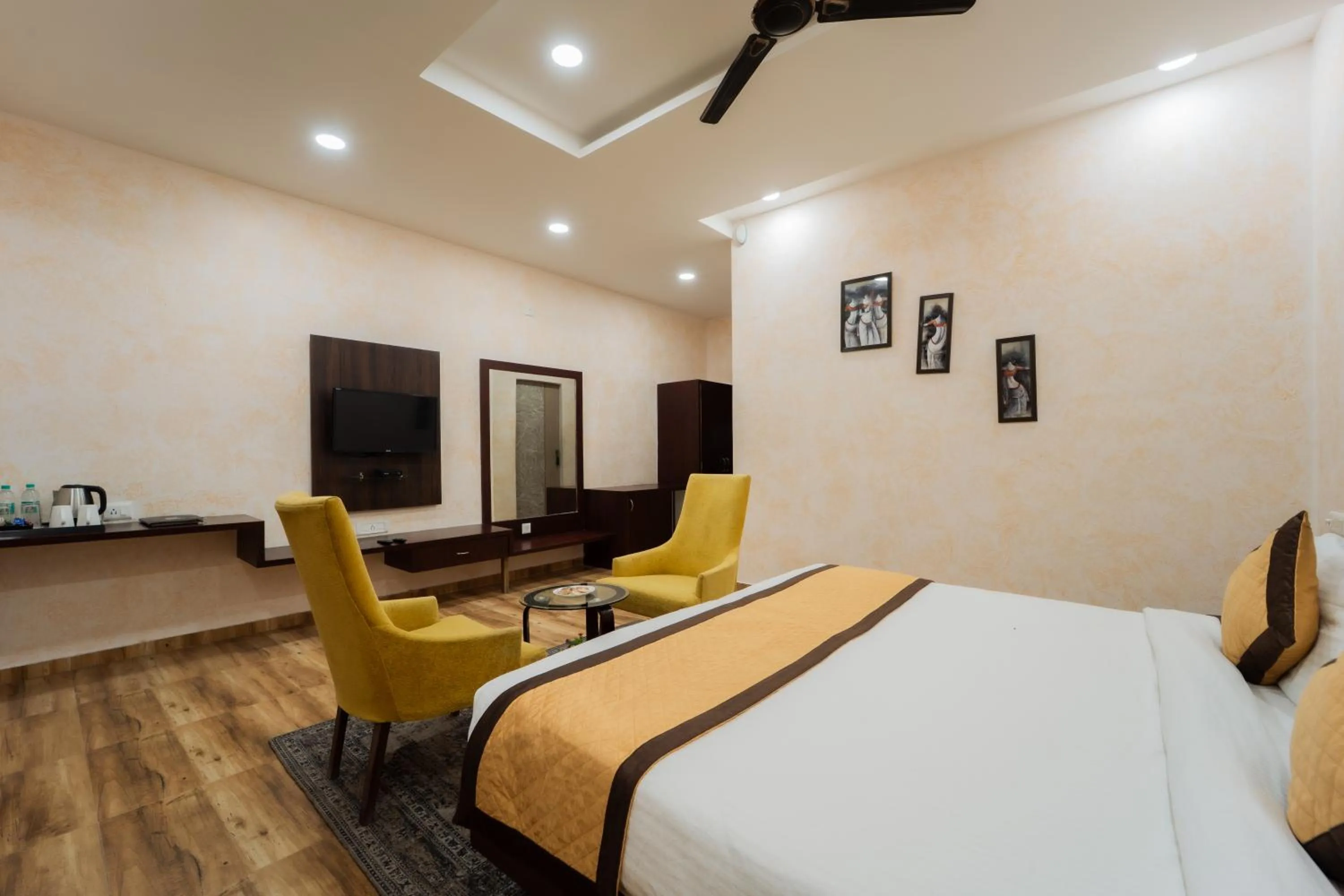 Bed in Thar Exotica Hotel & Resorts In Bikaner